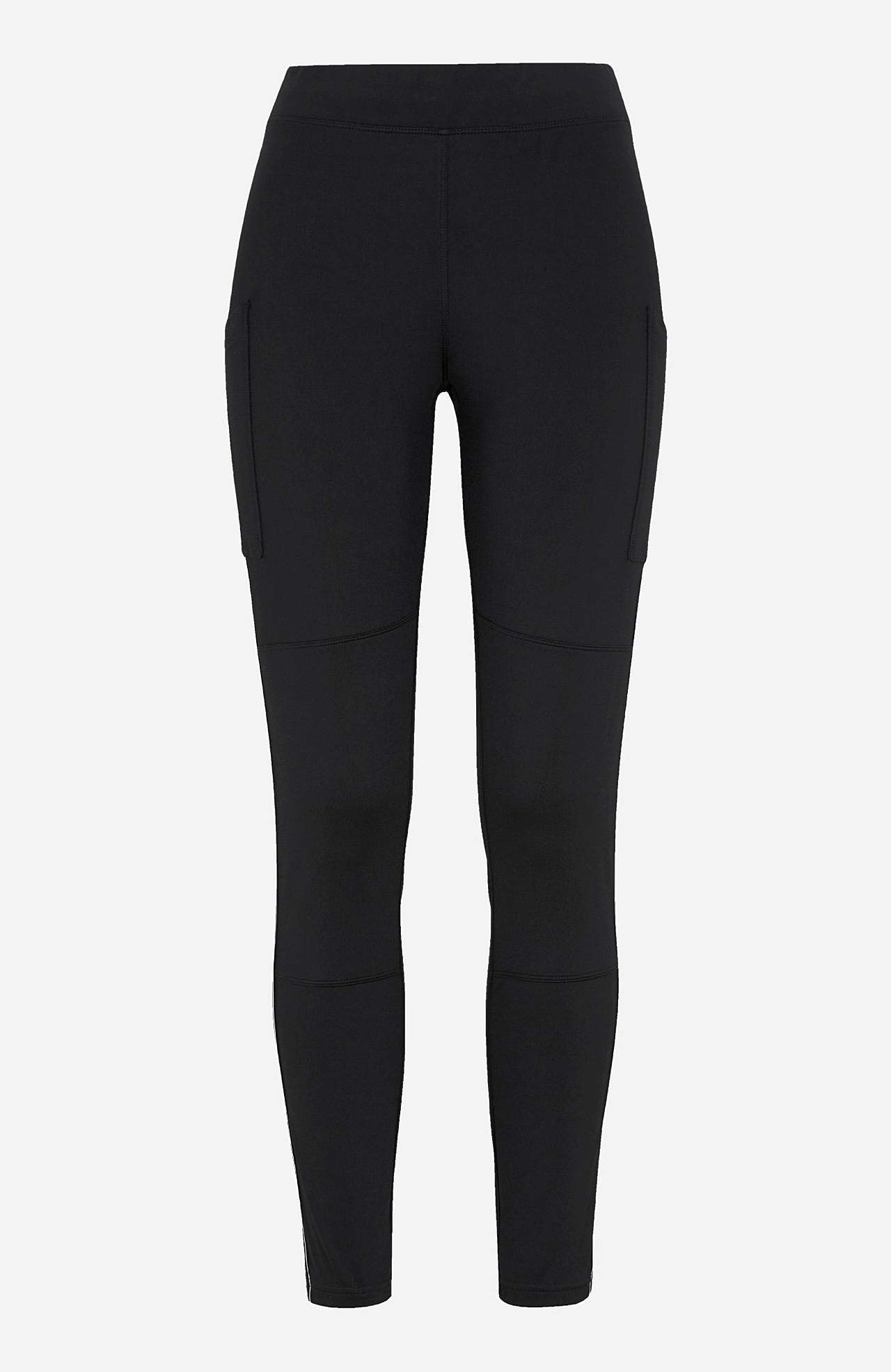 Warme legging met broekspijpzakken
