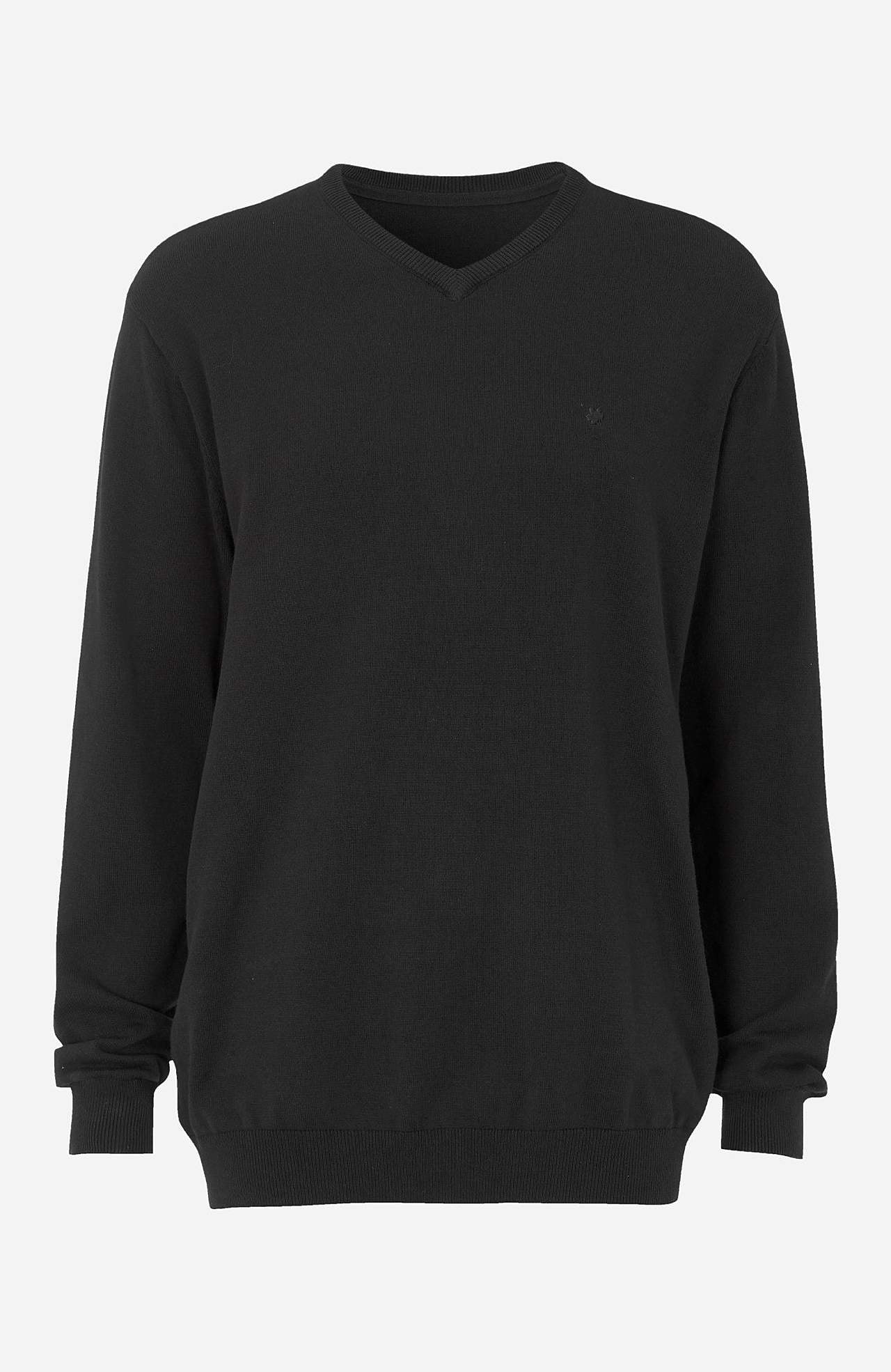 Sweater met lange mouwen met v-halslijn