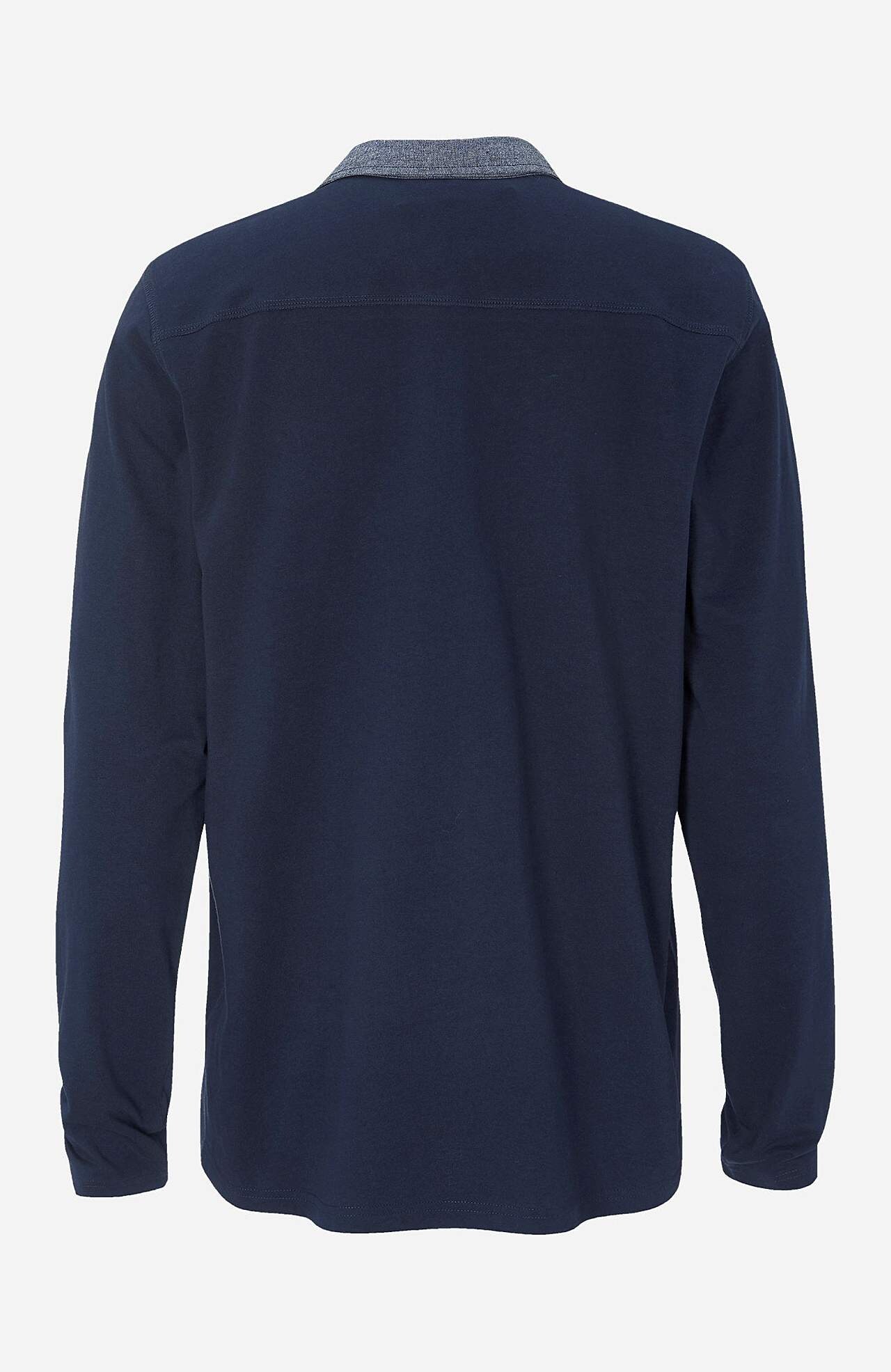 Comfortabelle sweater met lange mouwen met kraag