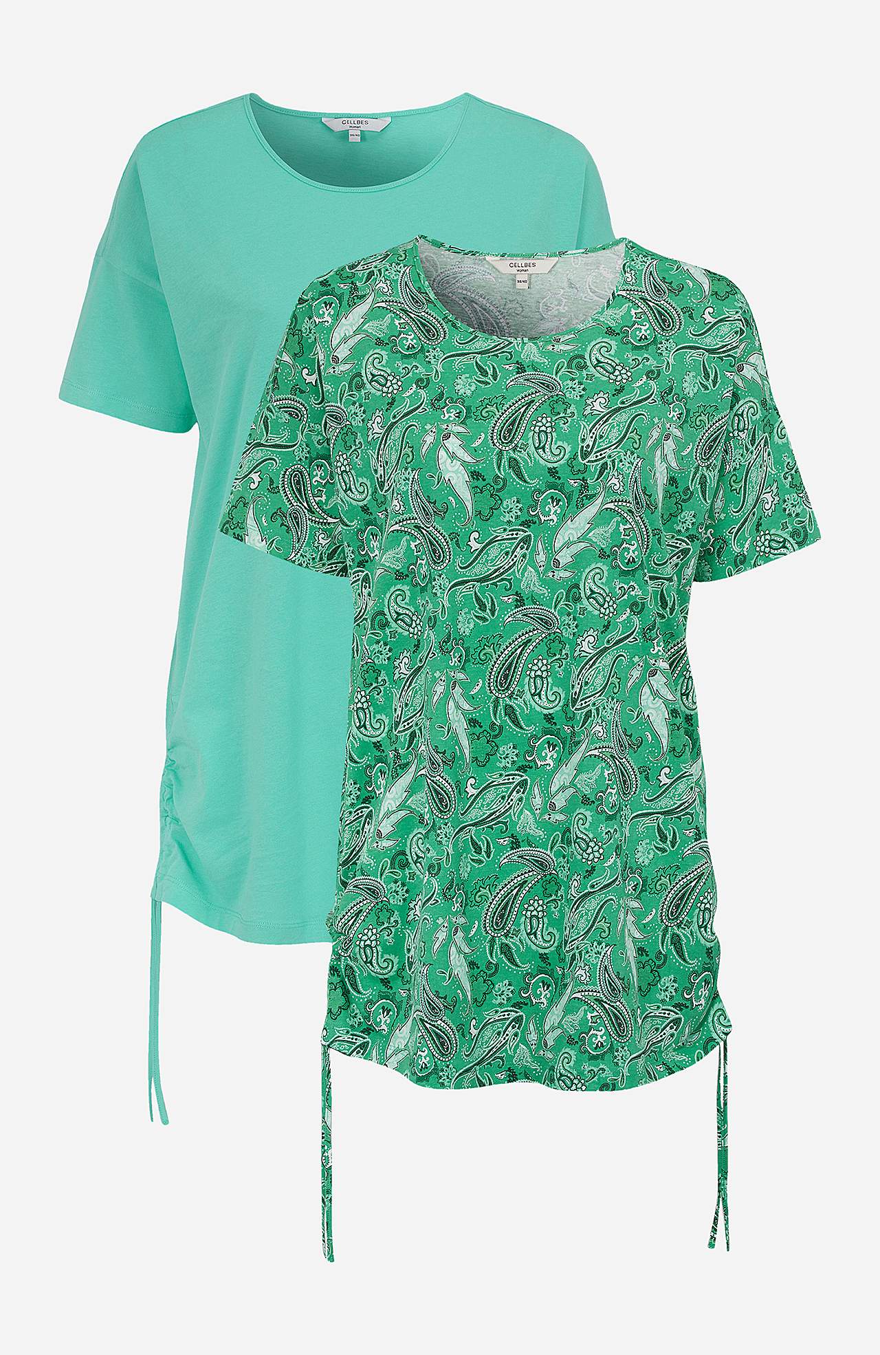 Lang jersey-topje Vilde Set van 2