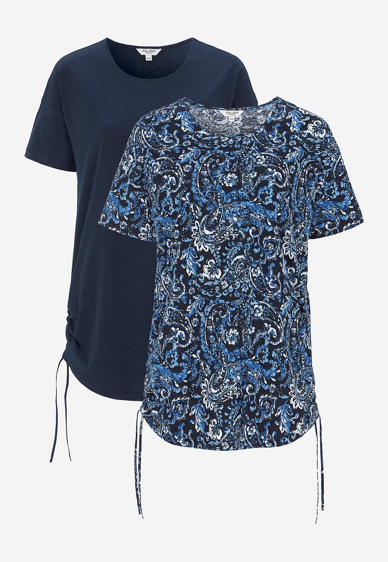 Lang jersey-topje Vilde Set van 2