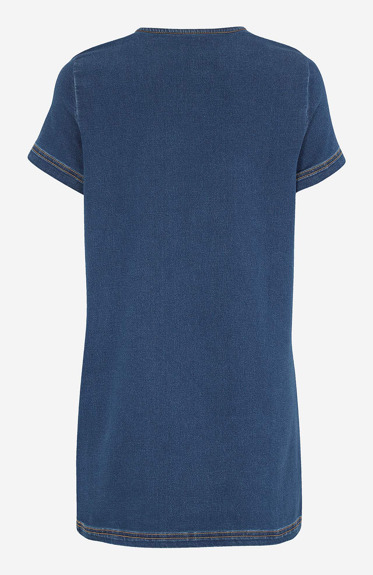Denim tuniek met korte mouwen Olina