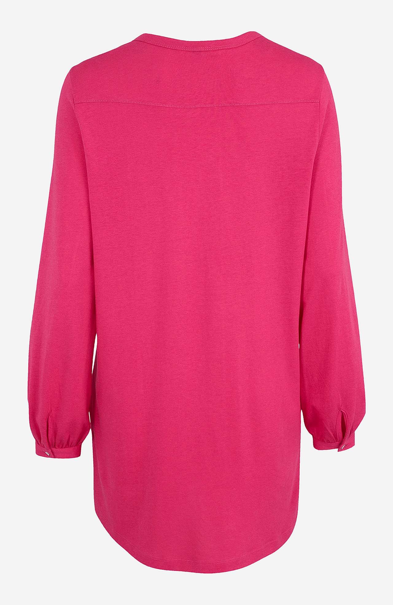 Jersey tuniek met v-necksnit