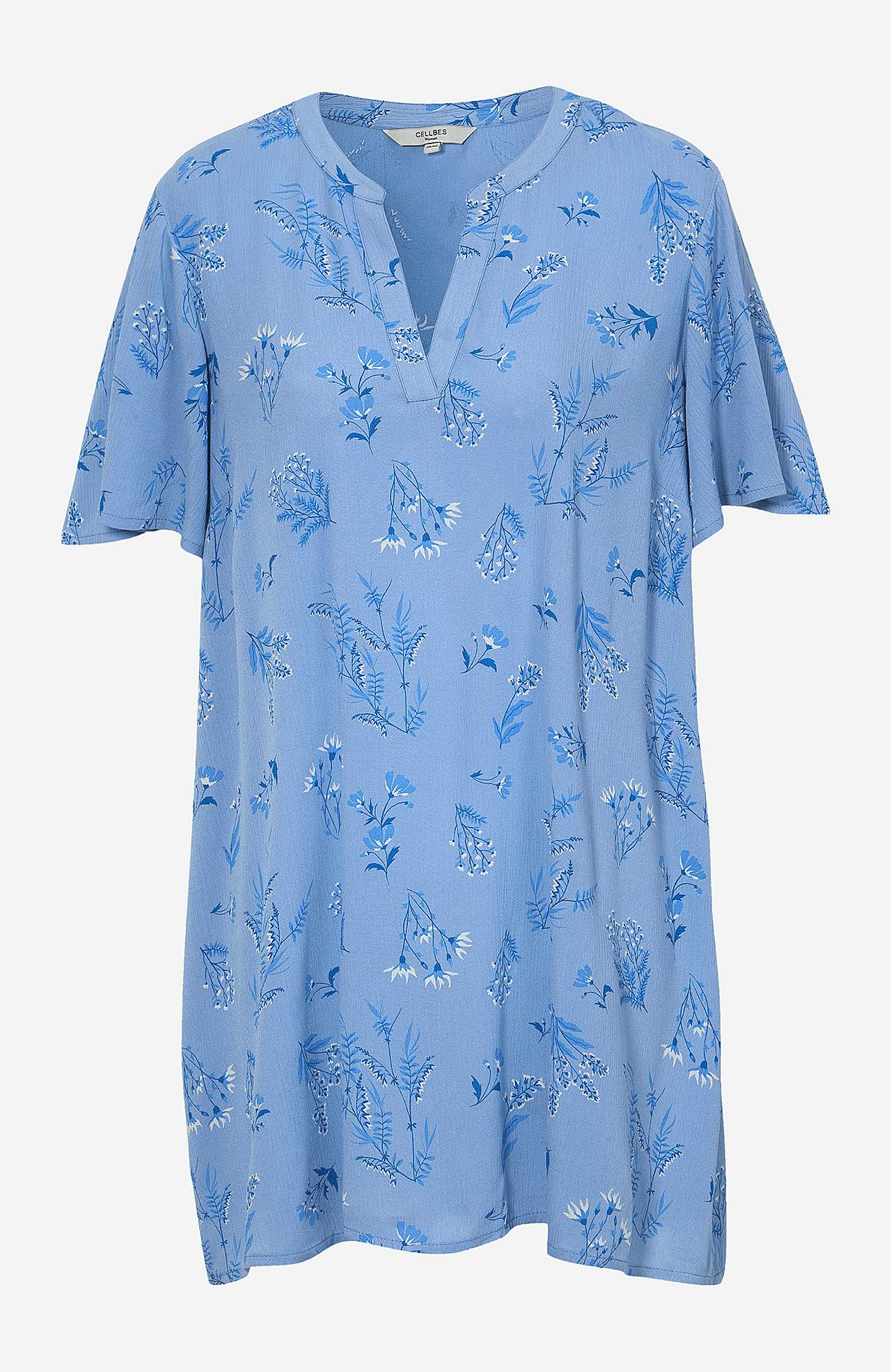 Van crèpe tuniek