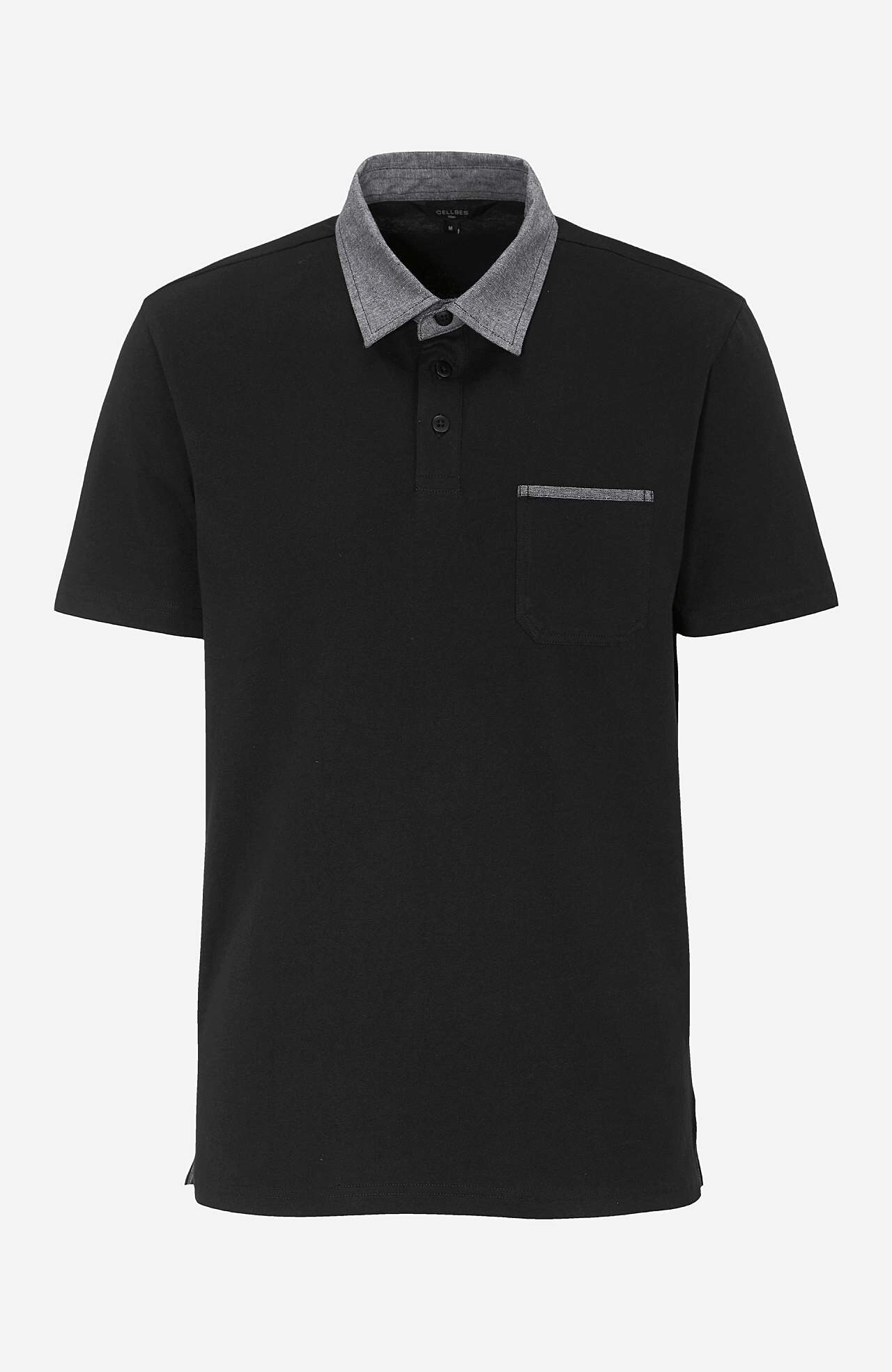 T-shirt met kraag