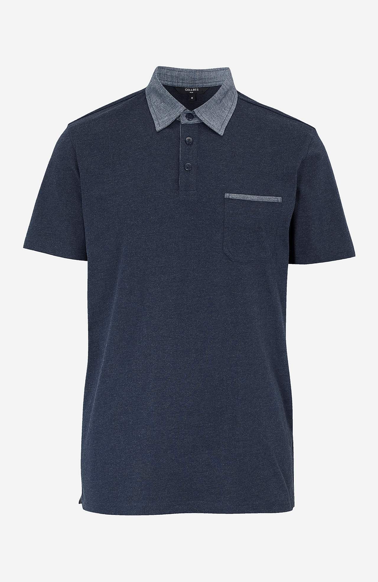 T-shirt met kraag