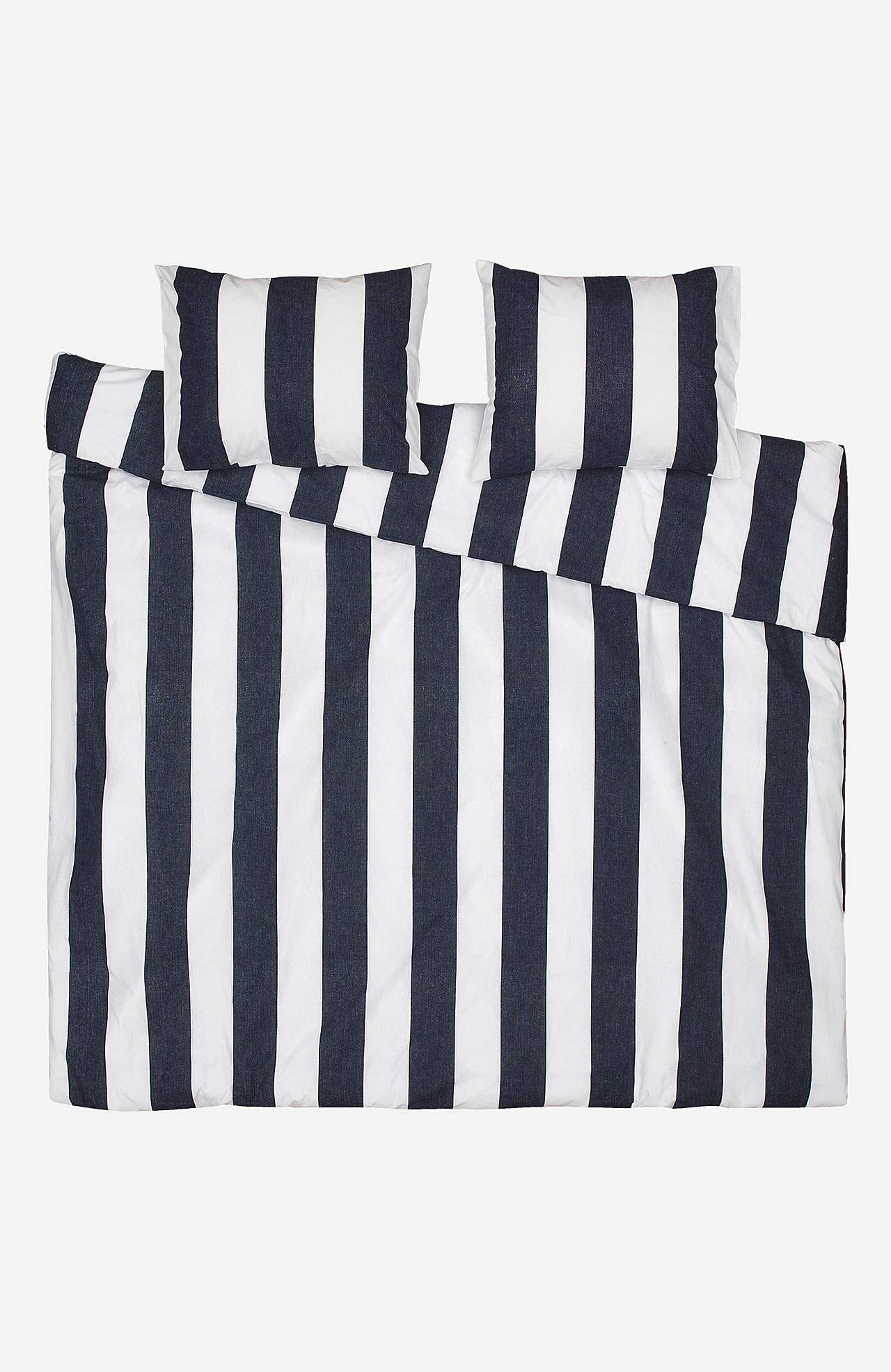 Dekbedovertrekset Block stripe kingsize