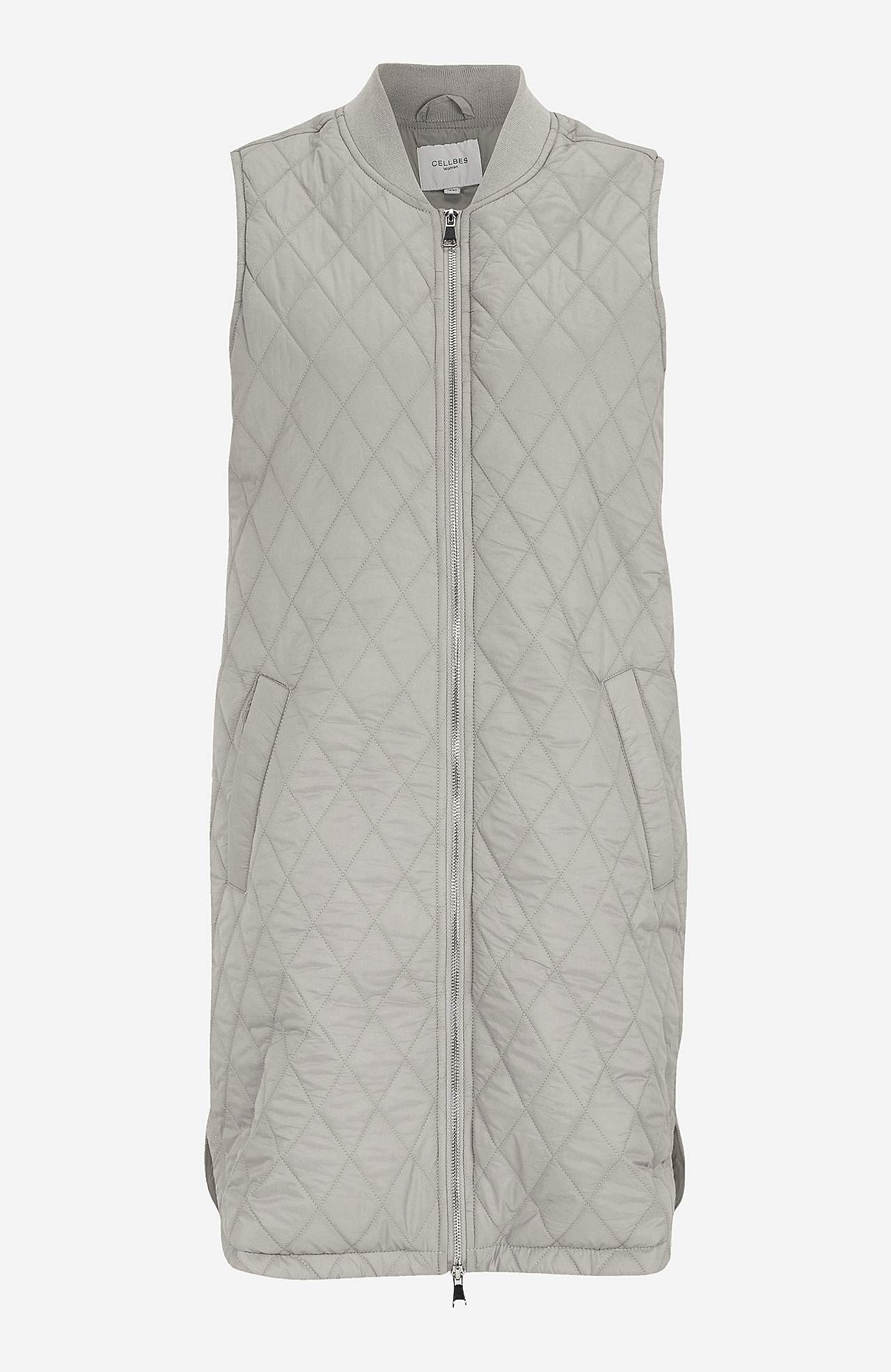 Gewatteerd en lang vest