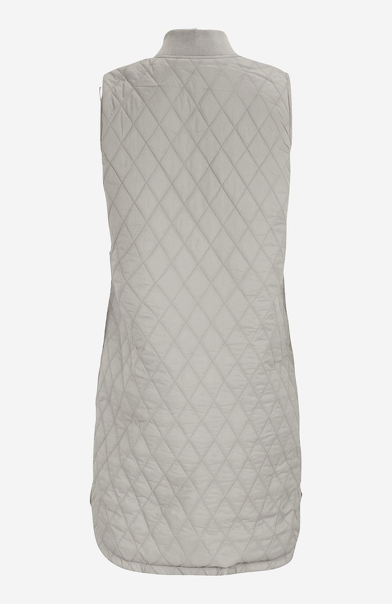 Gewatteerd en lang vest