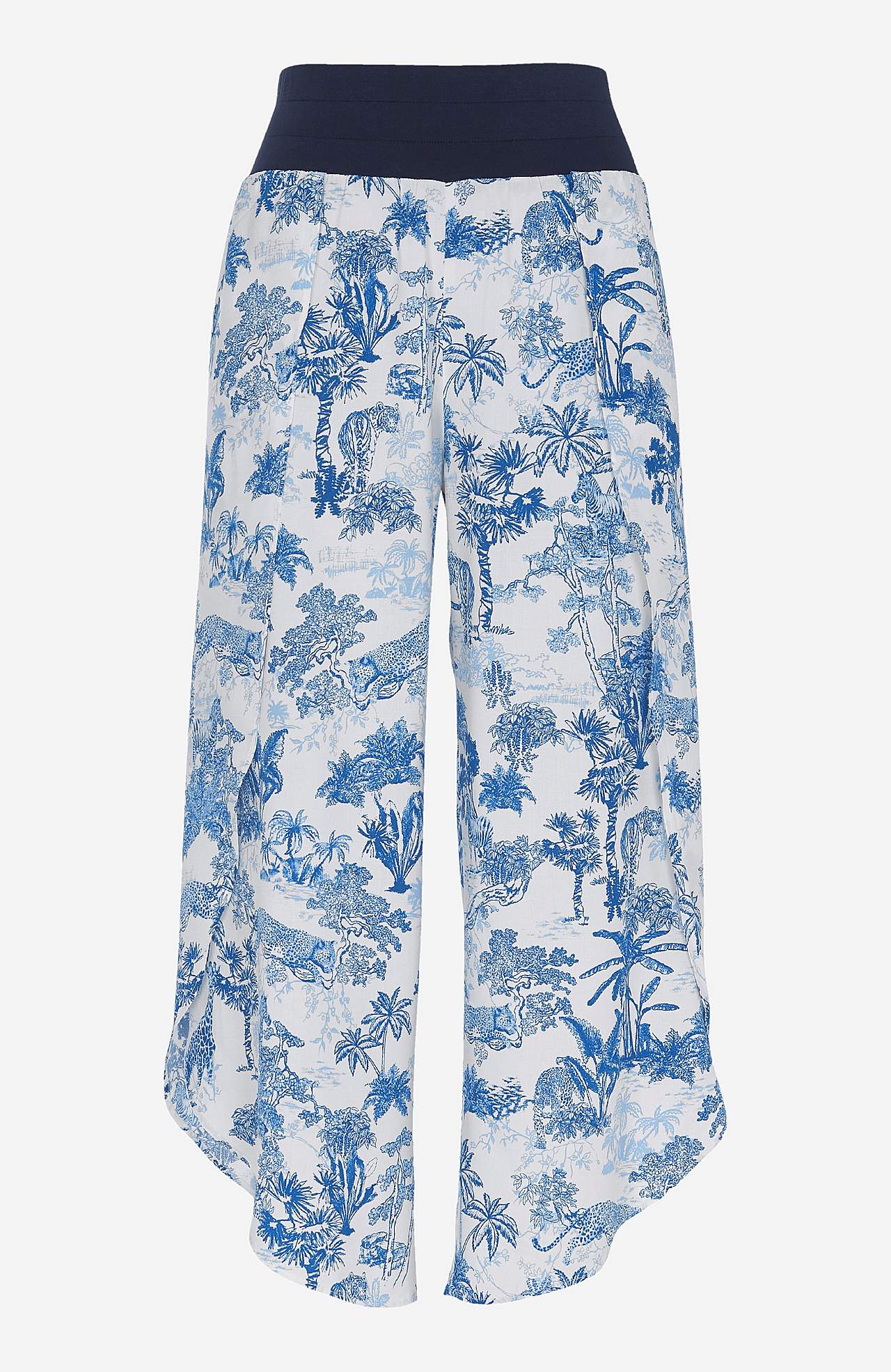 Culotte broek met patroon