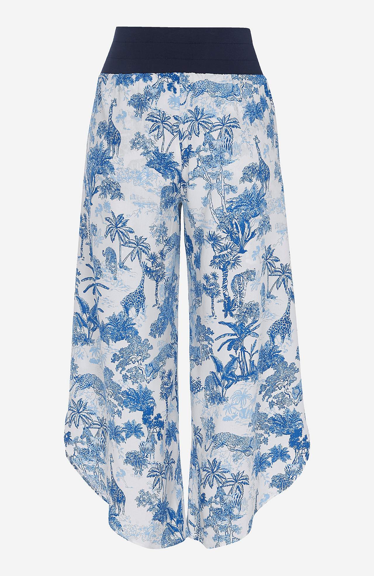 Culotte broek met patroon