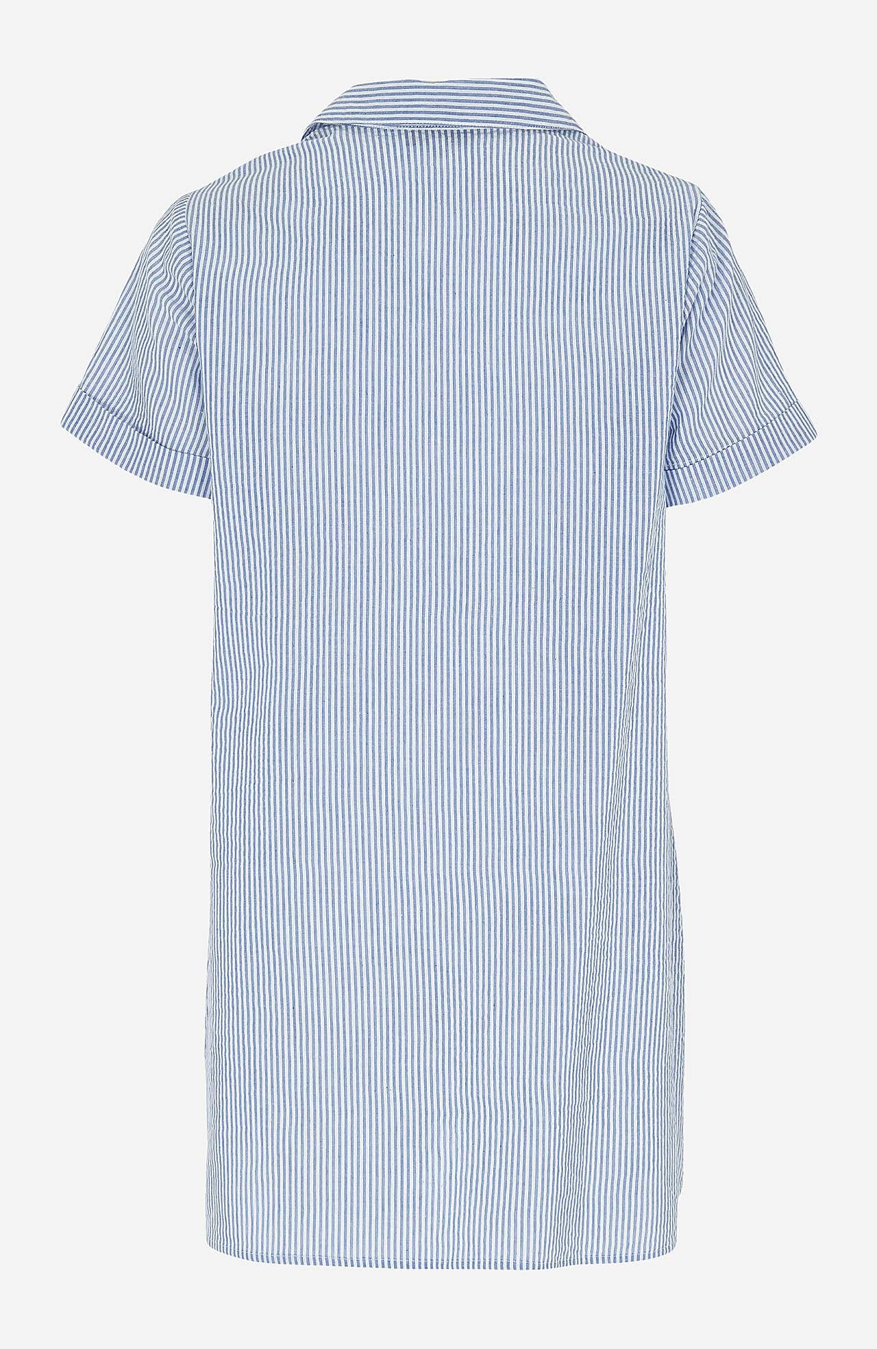 Gestreepte tuniek van seersucker