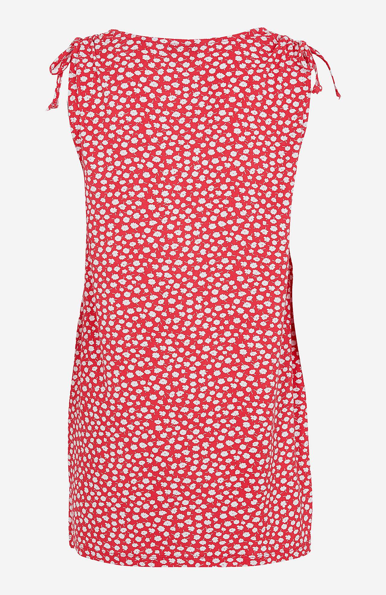 Patroonvormige jersey tuniek met dasontwerp