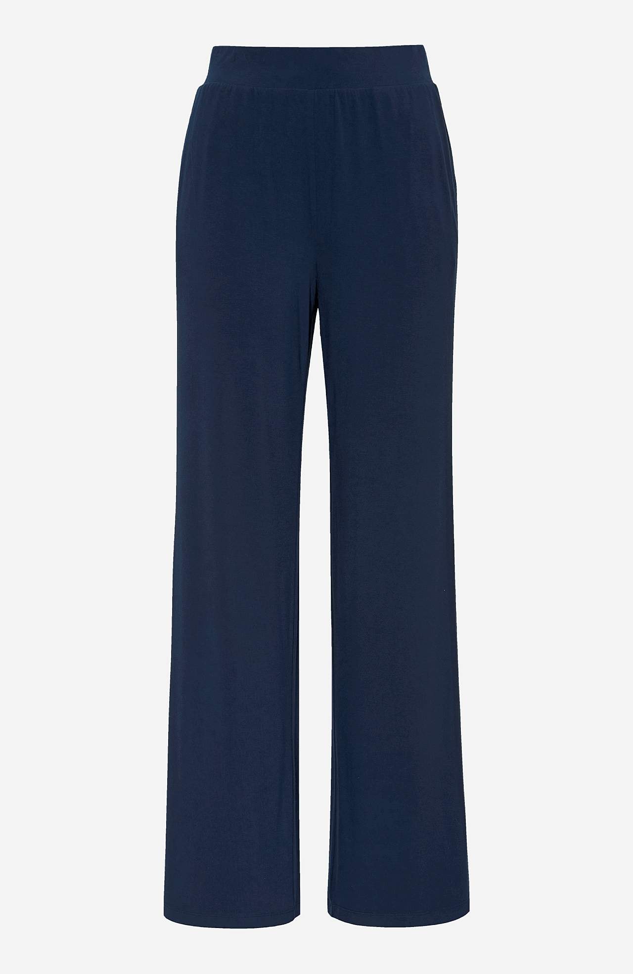 Wijde jersey broek