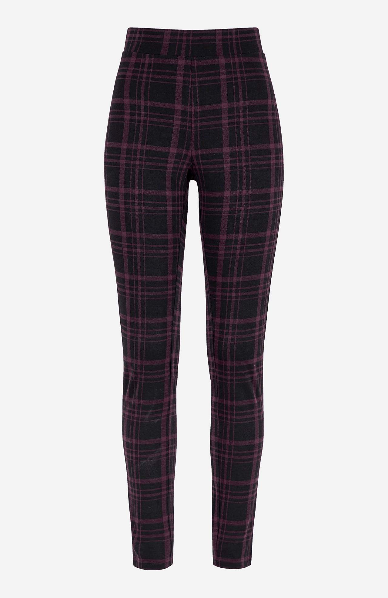 Geruite legging