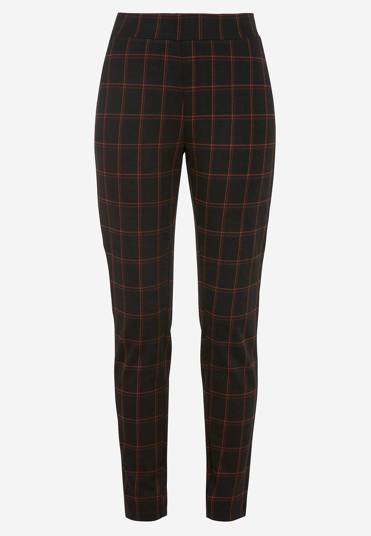 Geruite legging