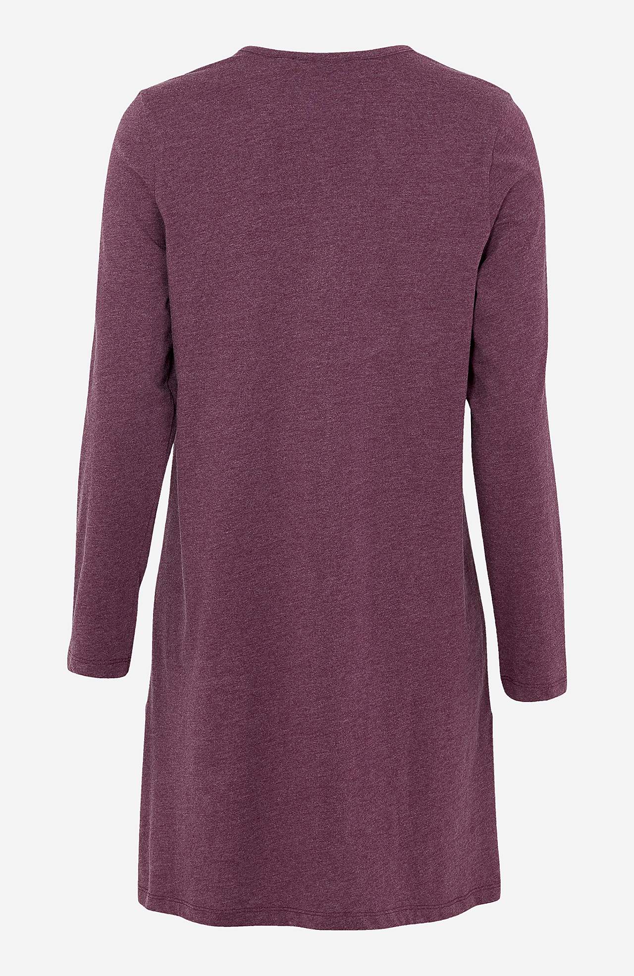 Jersey tuniek met lange mouwen met zakken Hilda