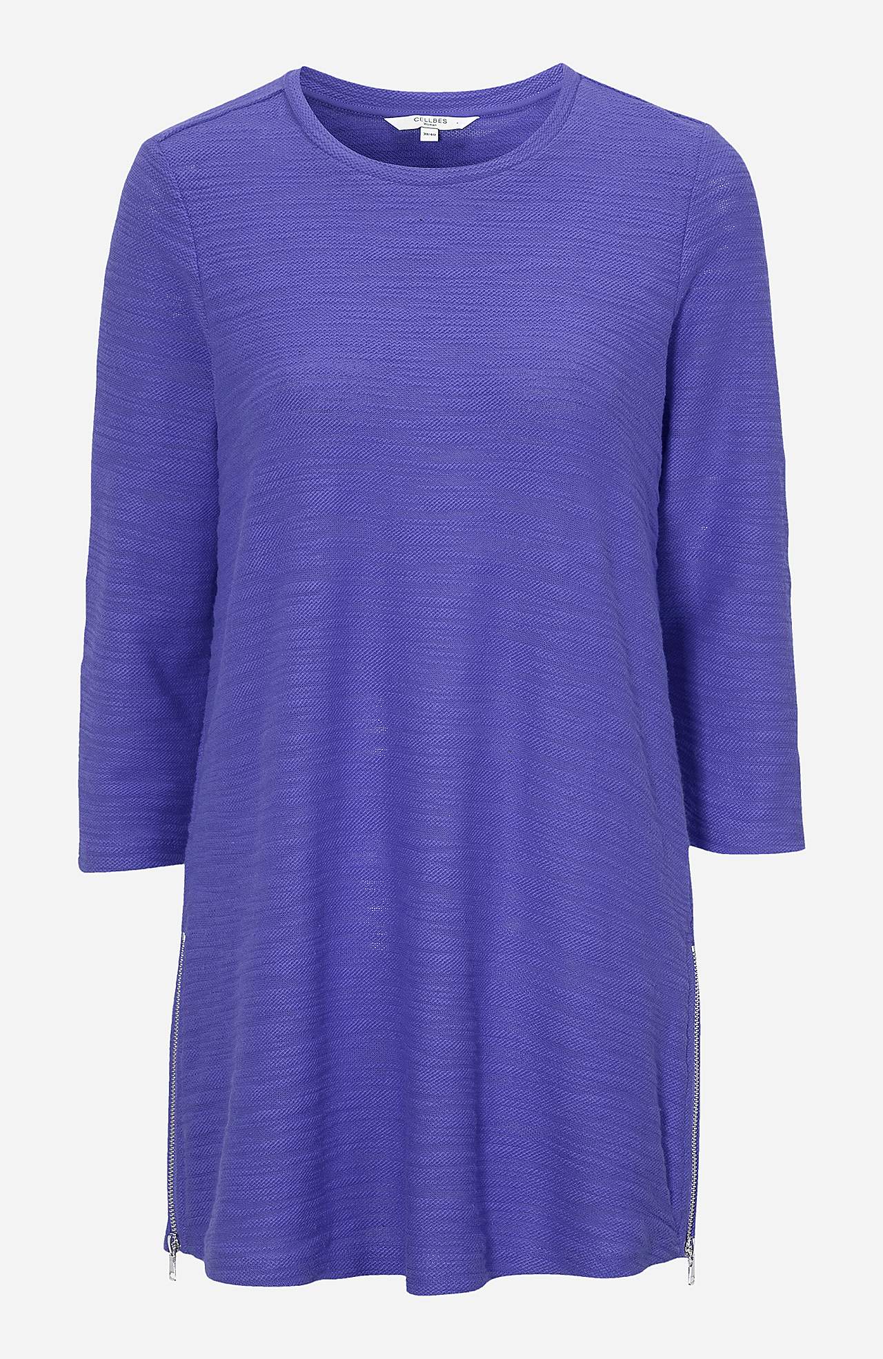 Zachte tuniek met 3/4 lengte mouwen