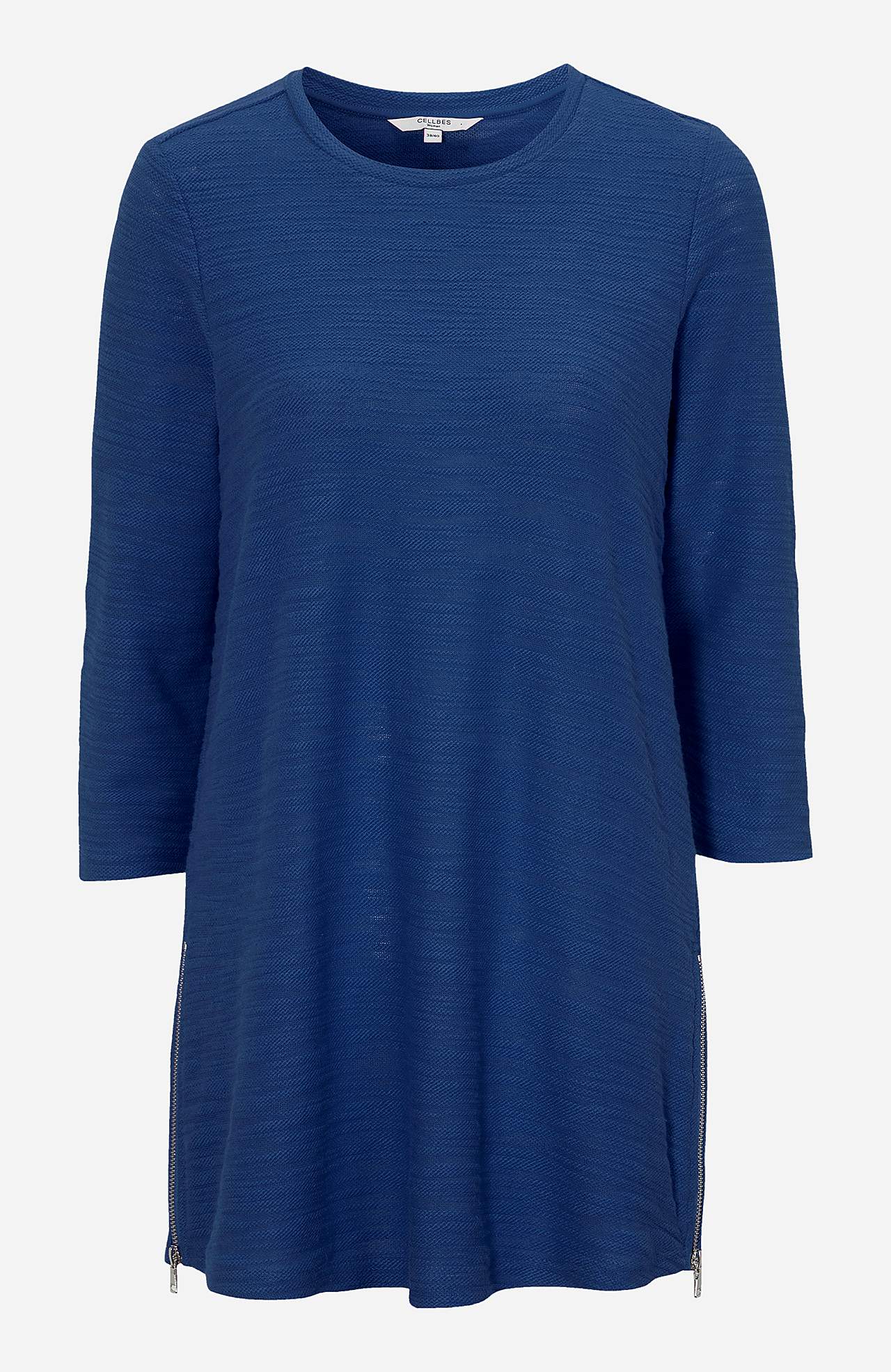 Zachte tuniek met 3/4 lengte mouwen
