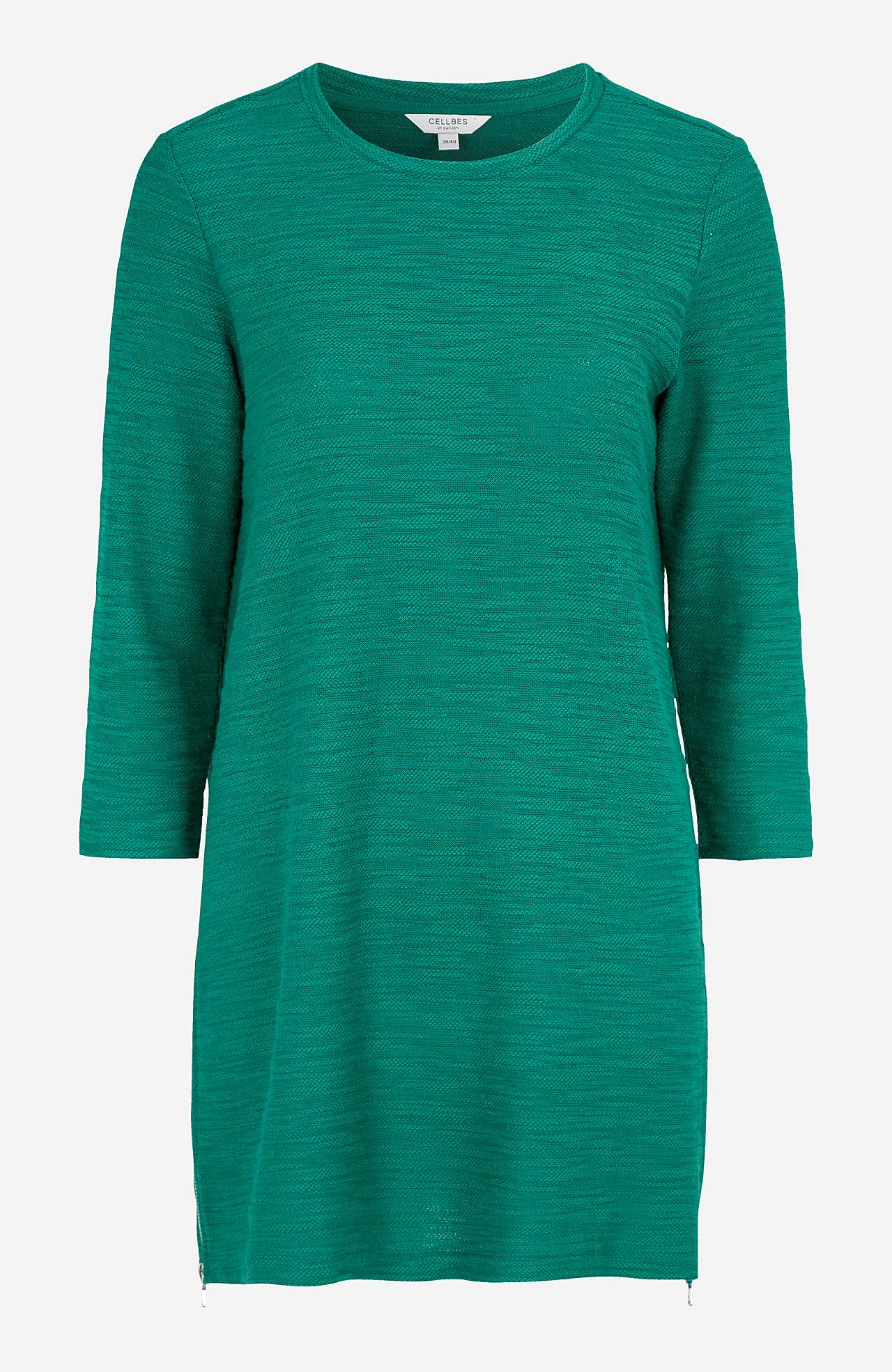 Zachte tuniek met 3/4 lengte mouwen
