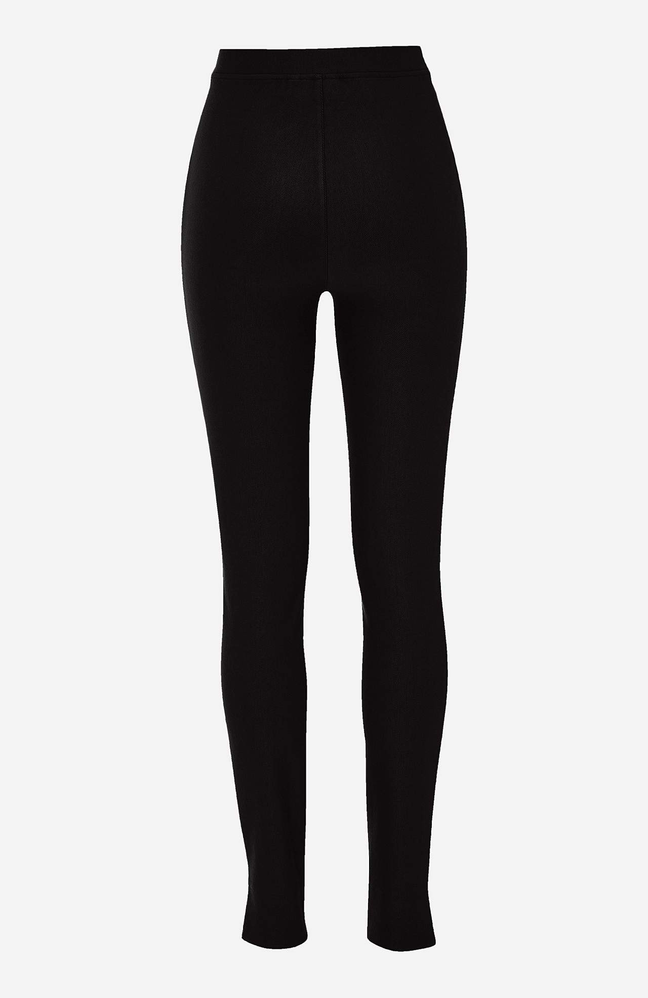 Legging van tricot met stretch keperstof