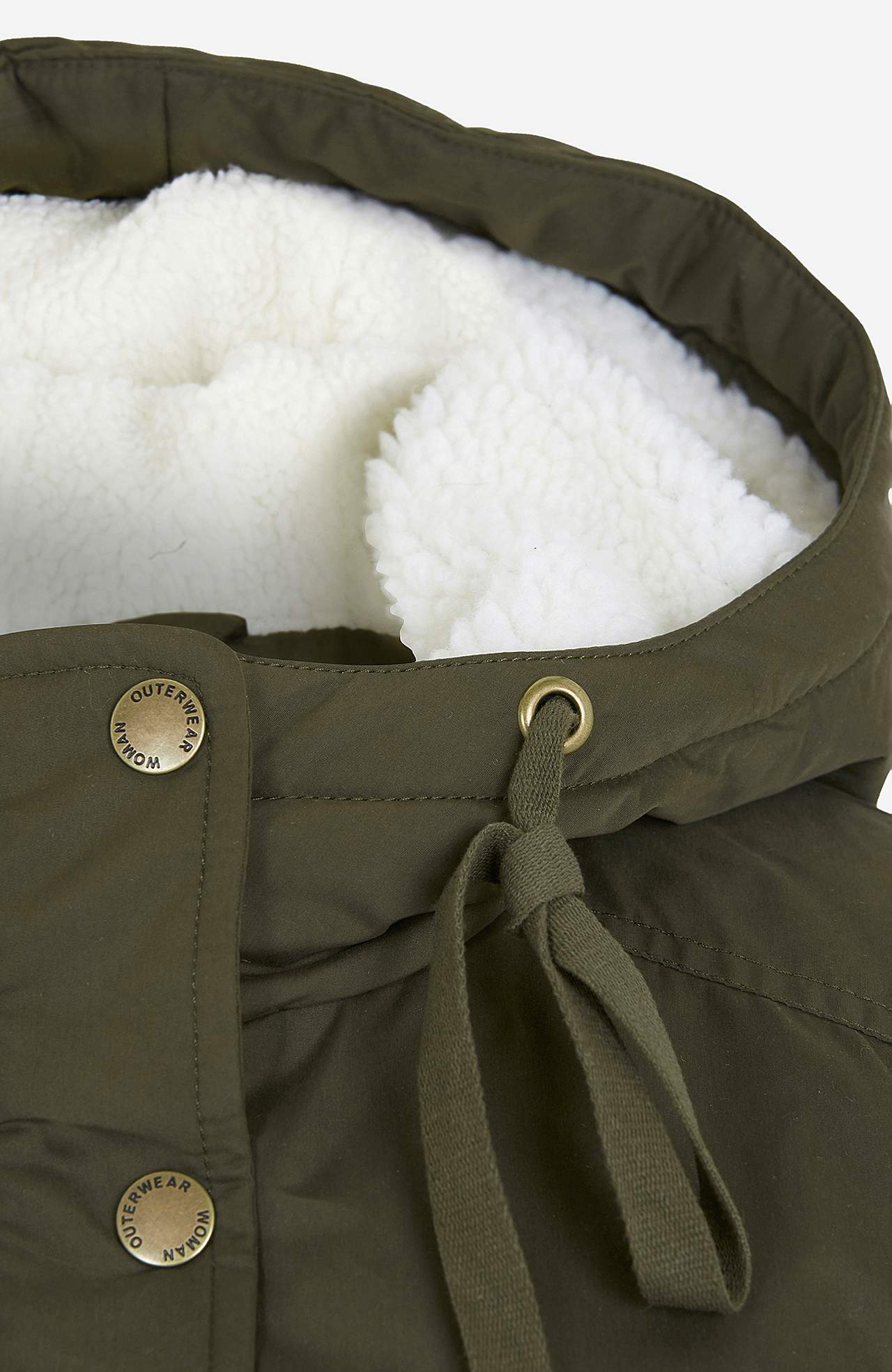 Parka met pile gevoerde capuchon