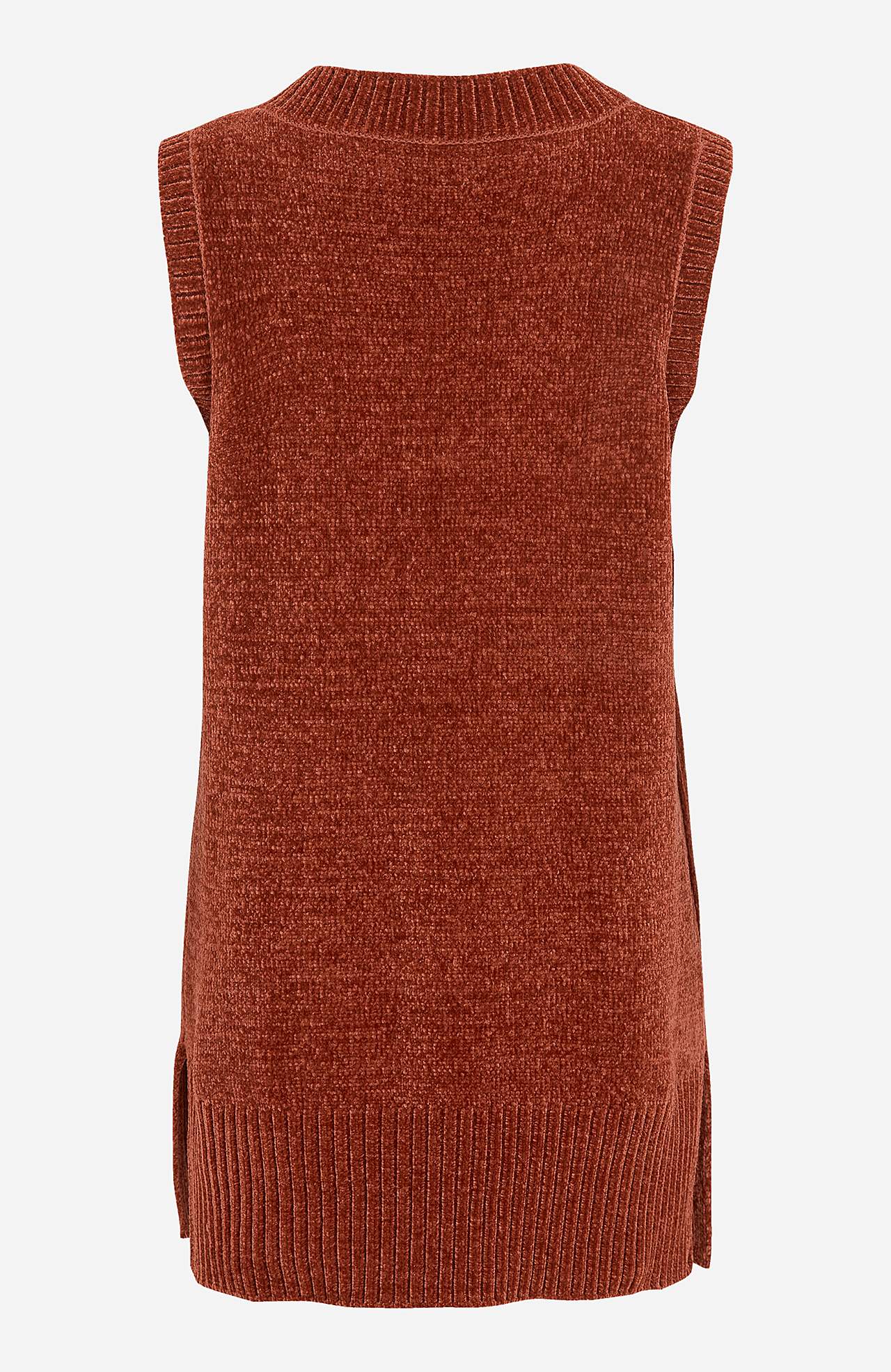 Zachte vest van chenille