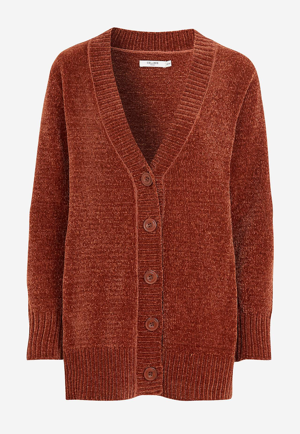 Cardigan van chenille Camilla