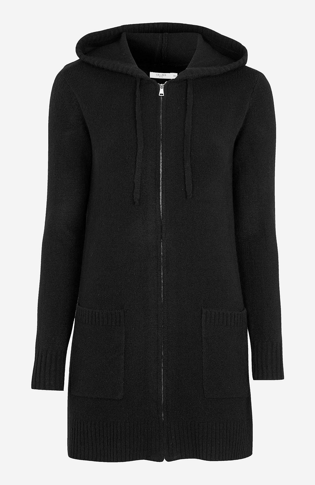 Zachte cardigan met capuchon Evelyn