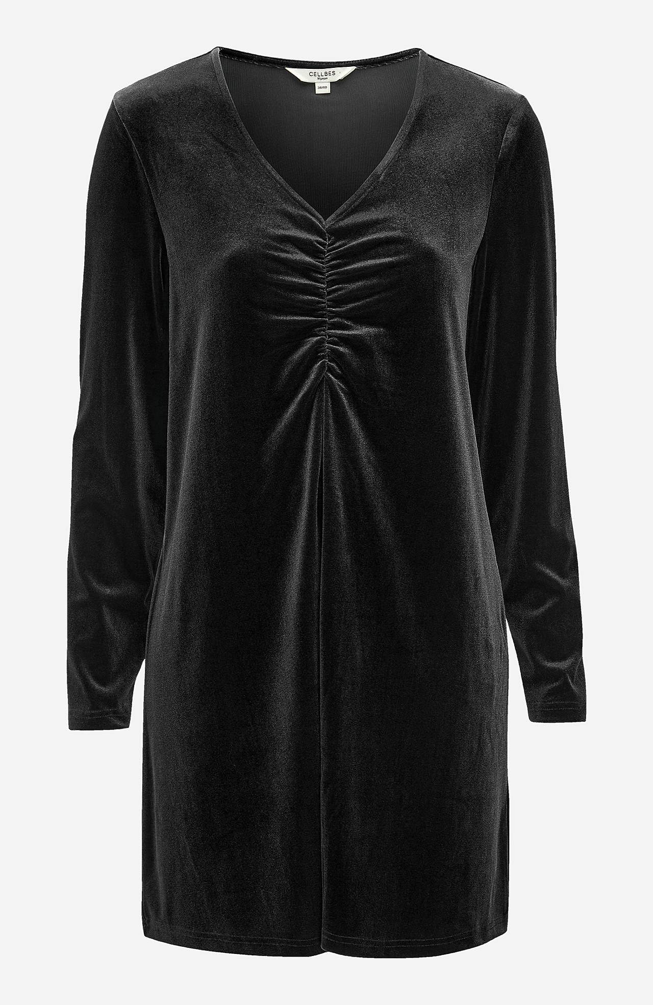 Fluwelen tuniek met glans