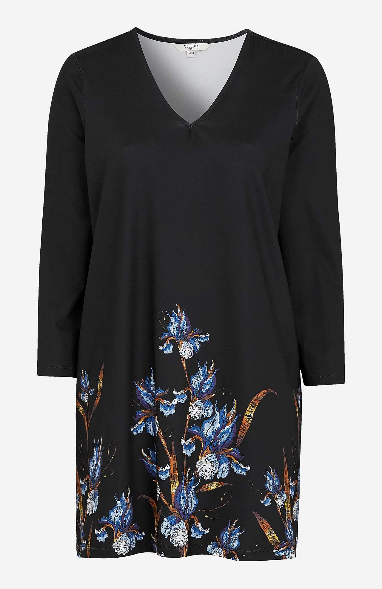 Jersey tuniek met kantpatroon Nelly