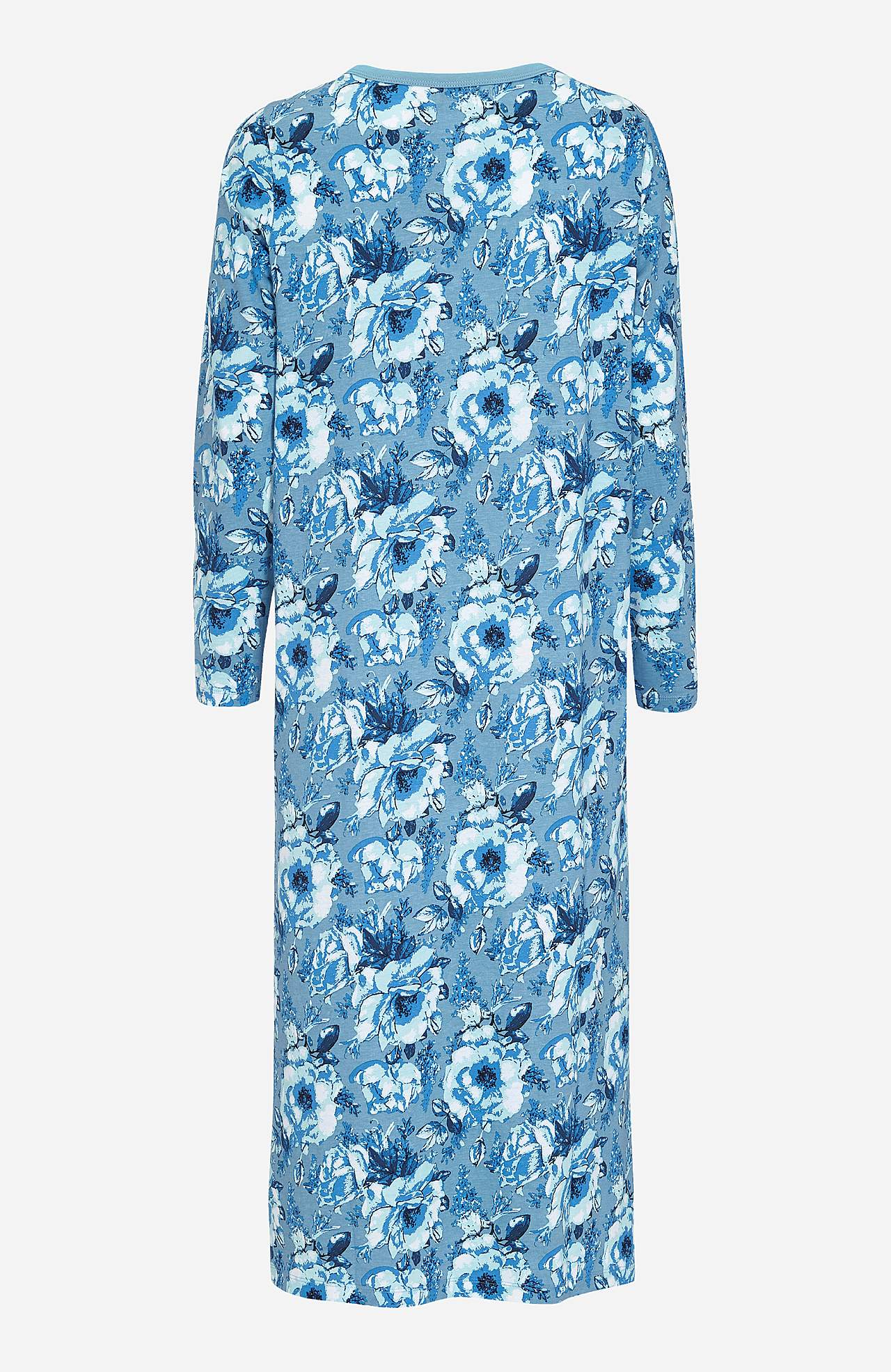 Nachtjapon met een bloemenpatroon Greta