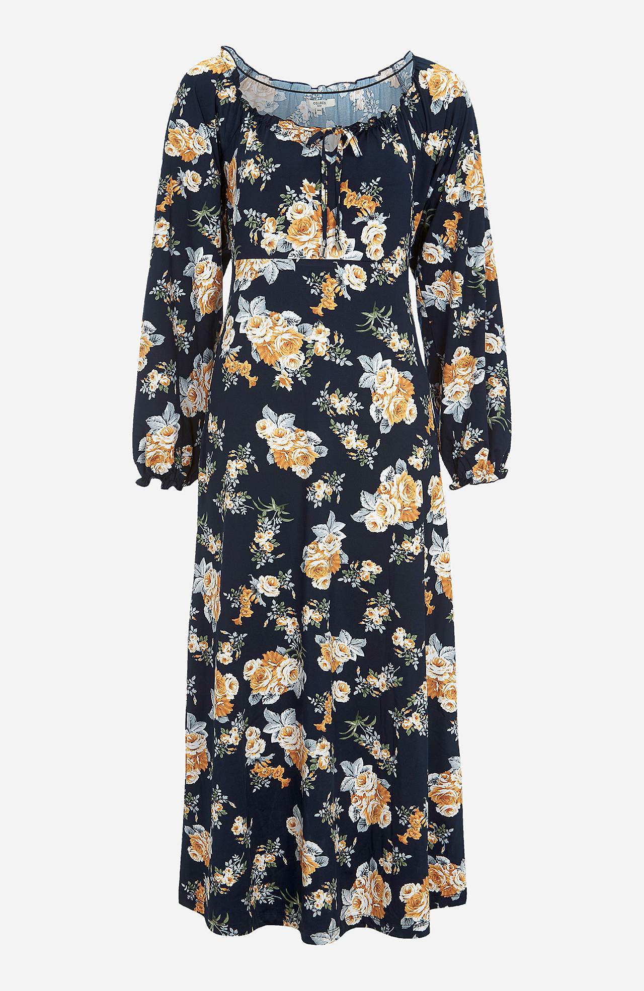 Patroonvormige maxi jurk