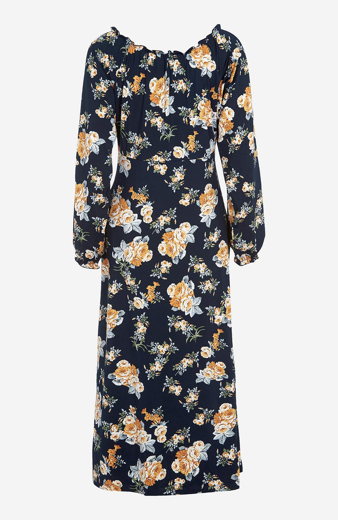 Patroonvormige maxi jurk