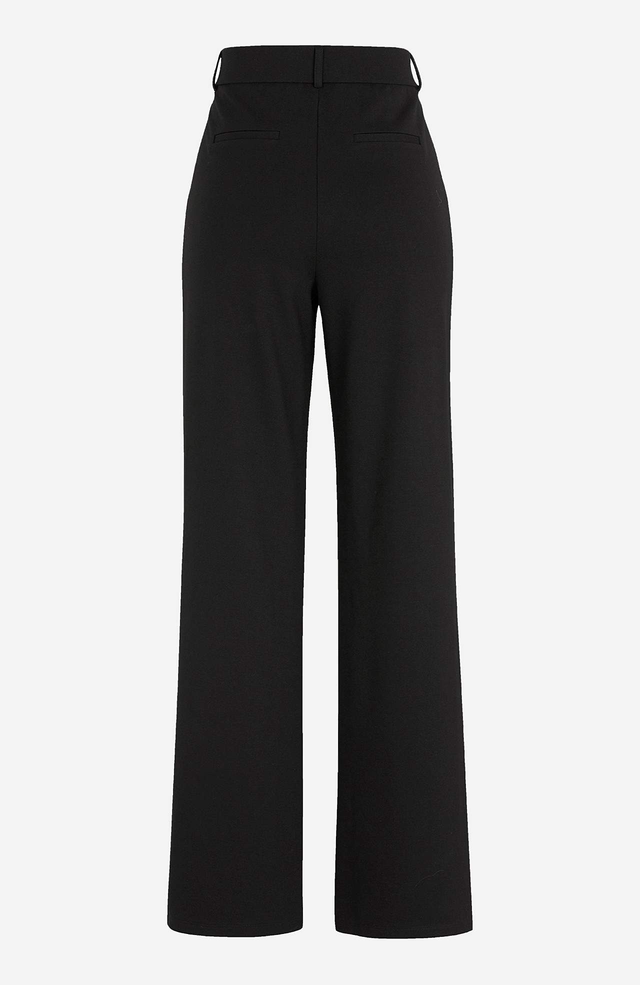 Wijde gebreide broek