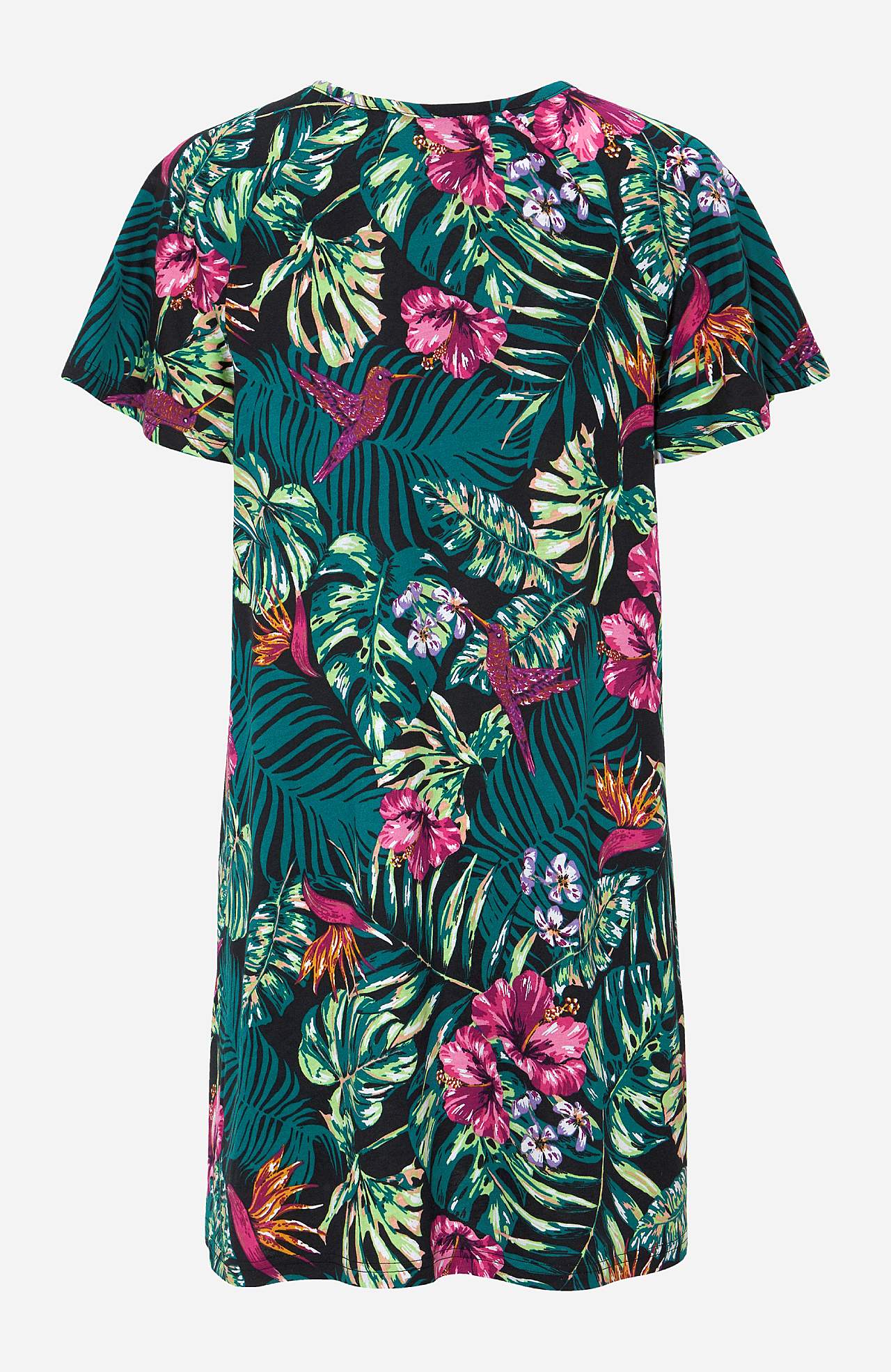 Jersey tuniek met een bloemenpatroon Laguna