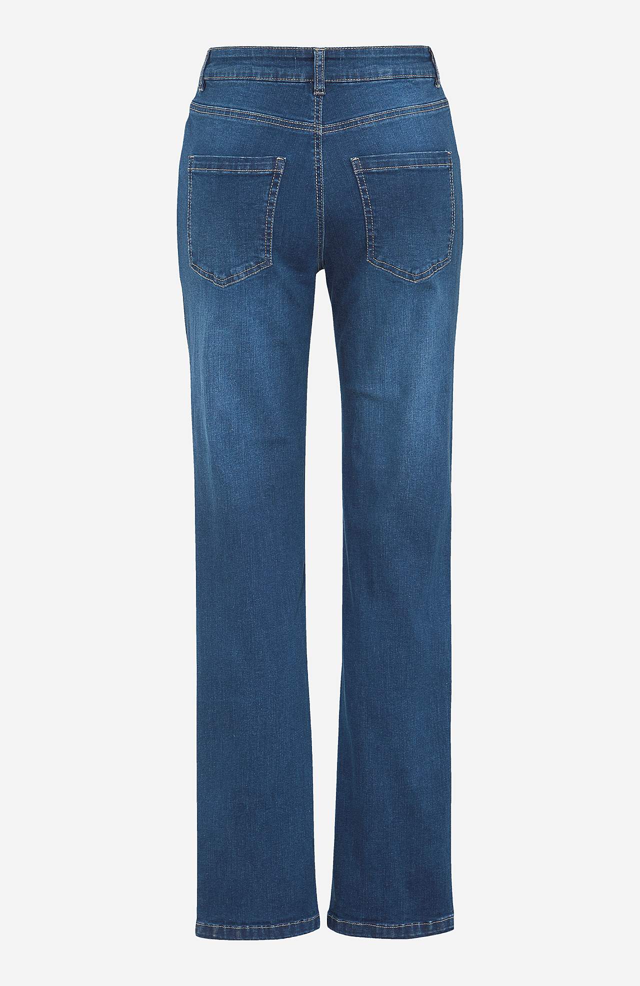 Stretch jeans met rechte pijpen - drie lengtes