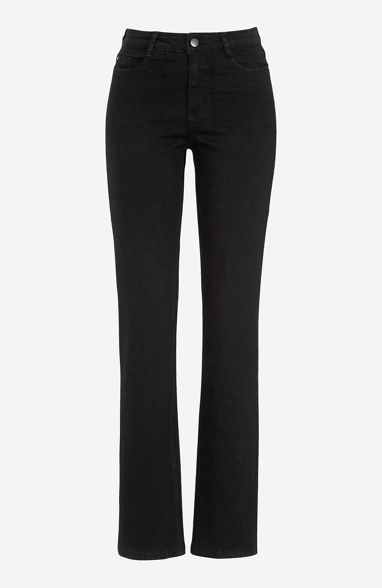 Stretch jeans met rechte pijpen - drie lengtes