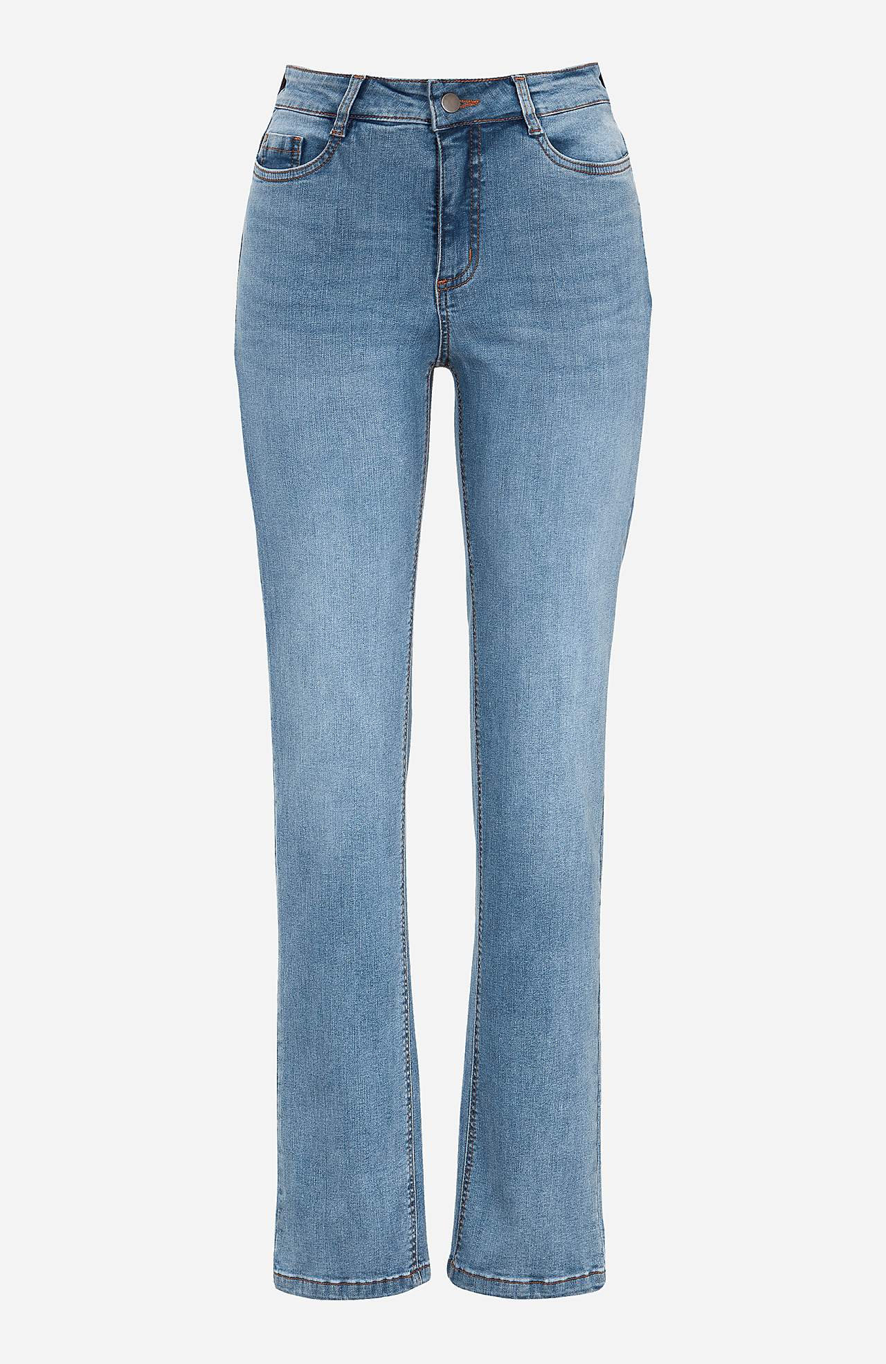 Stretch jeans met rechte pijpen - drie lengtes