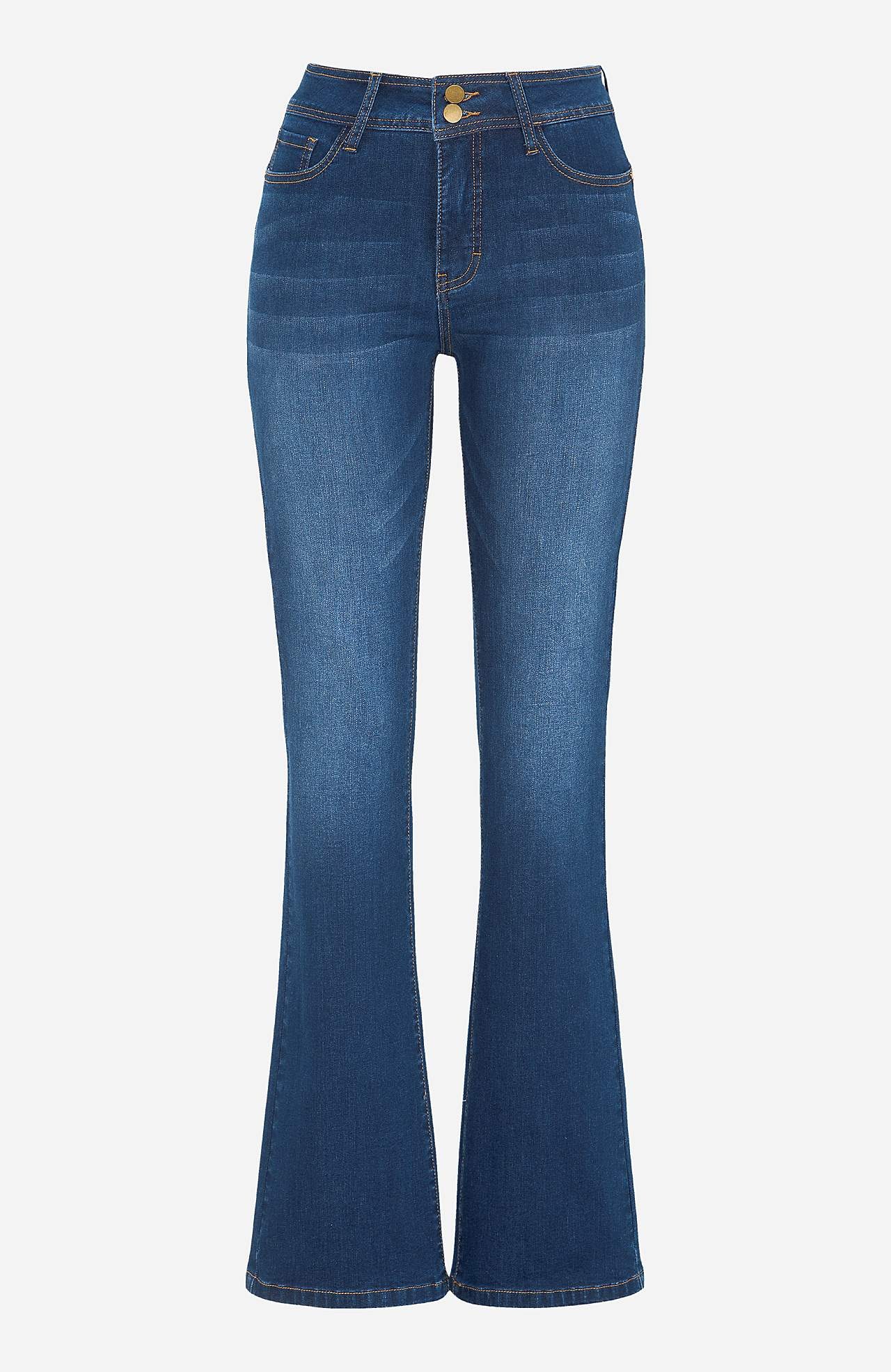 Superstretch shaping jeans met bootcut
