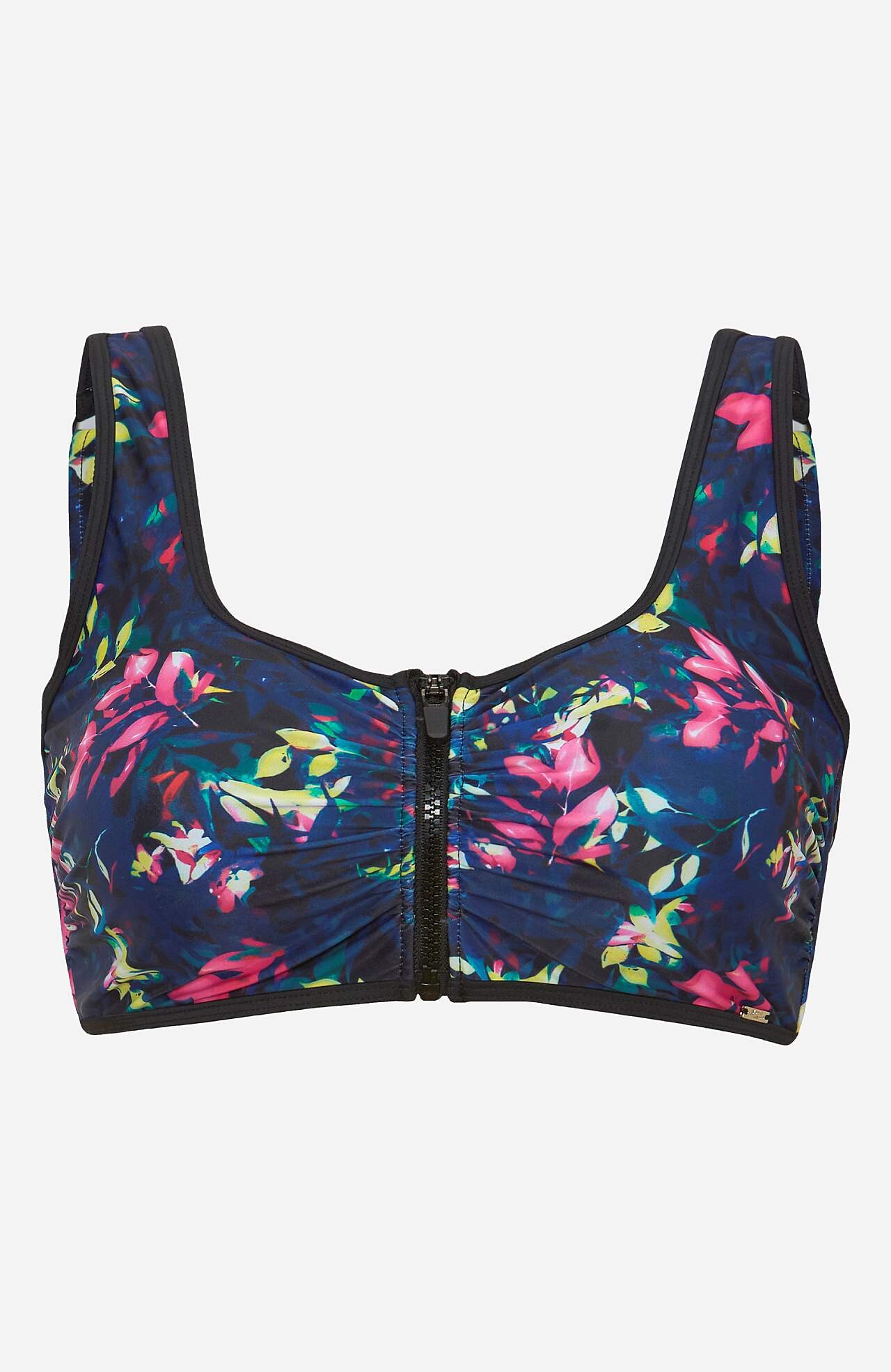 Patroonvormige bikini beha