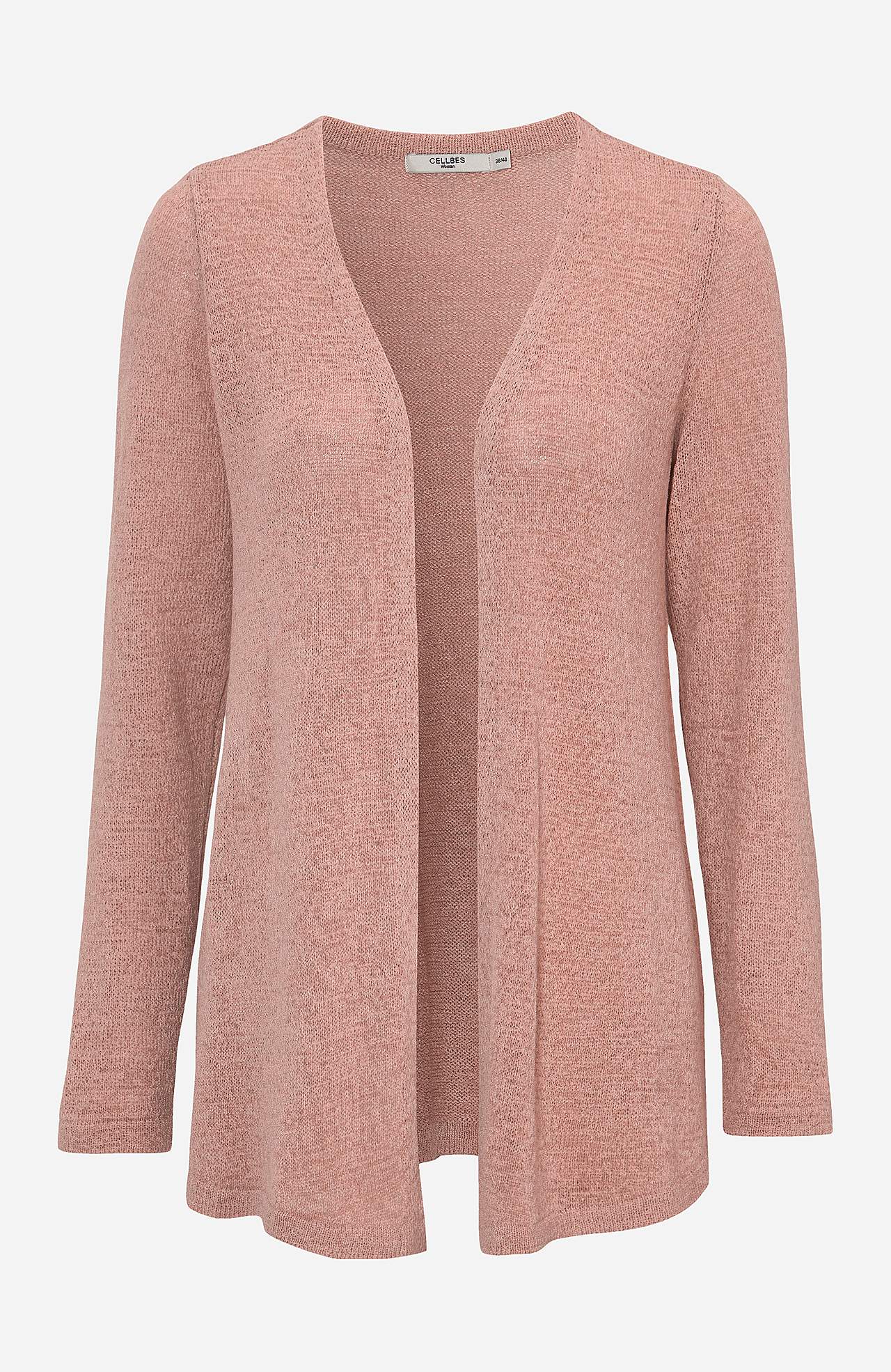 Gebreide cardigan met open voorkant