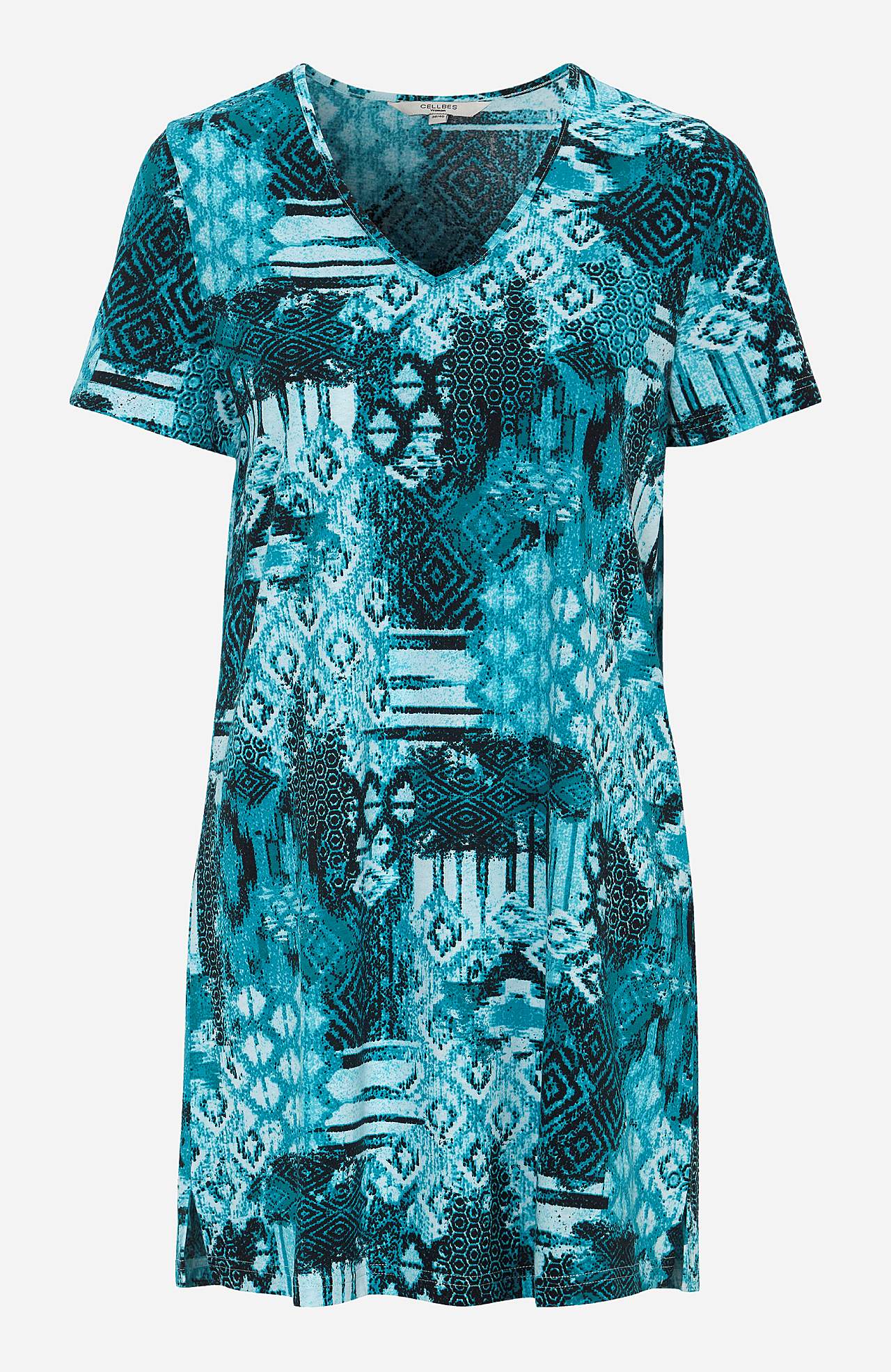 Jersey tuniek met korte mouwen Set van 2