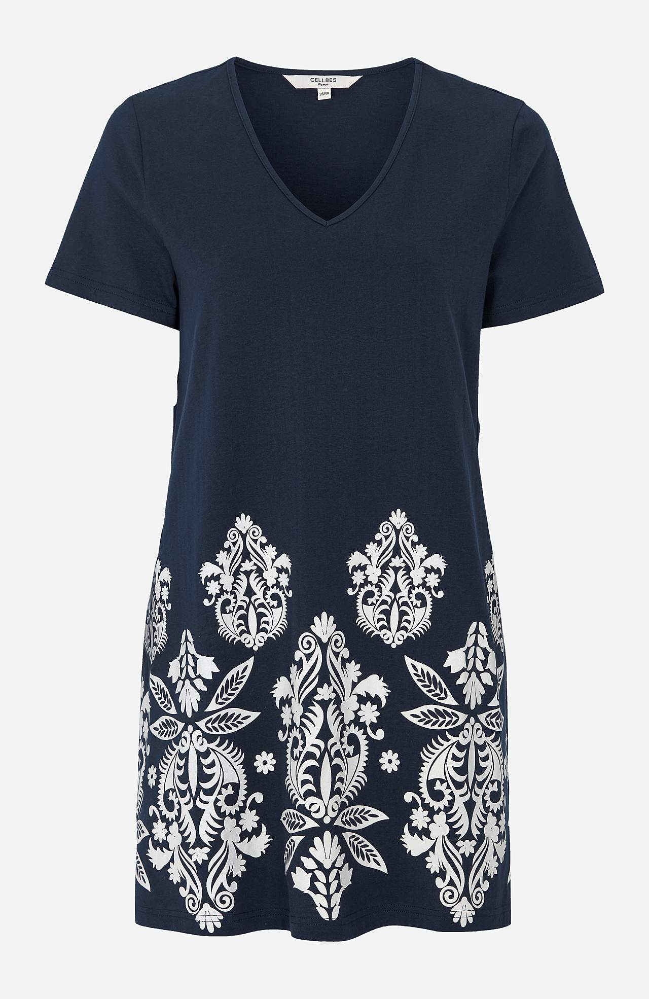 Jersey tuniek met korte mouwen Set van 2
