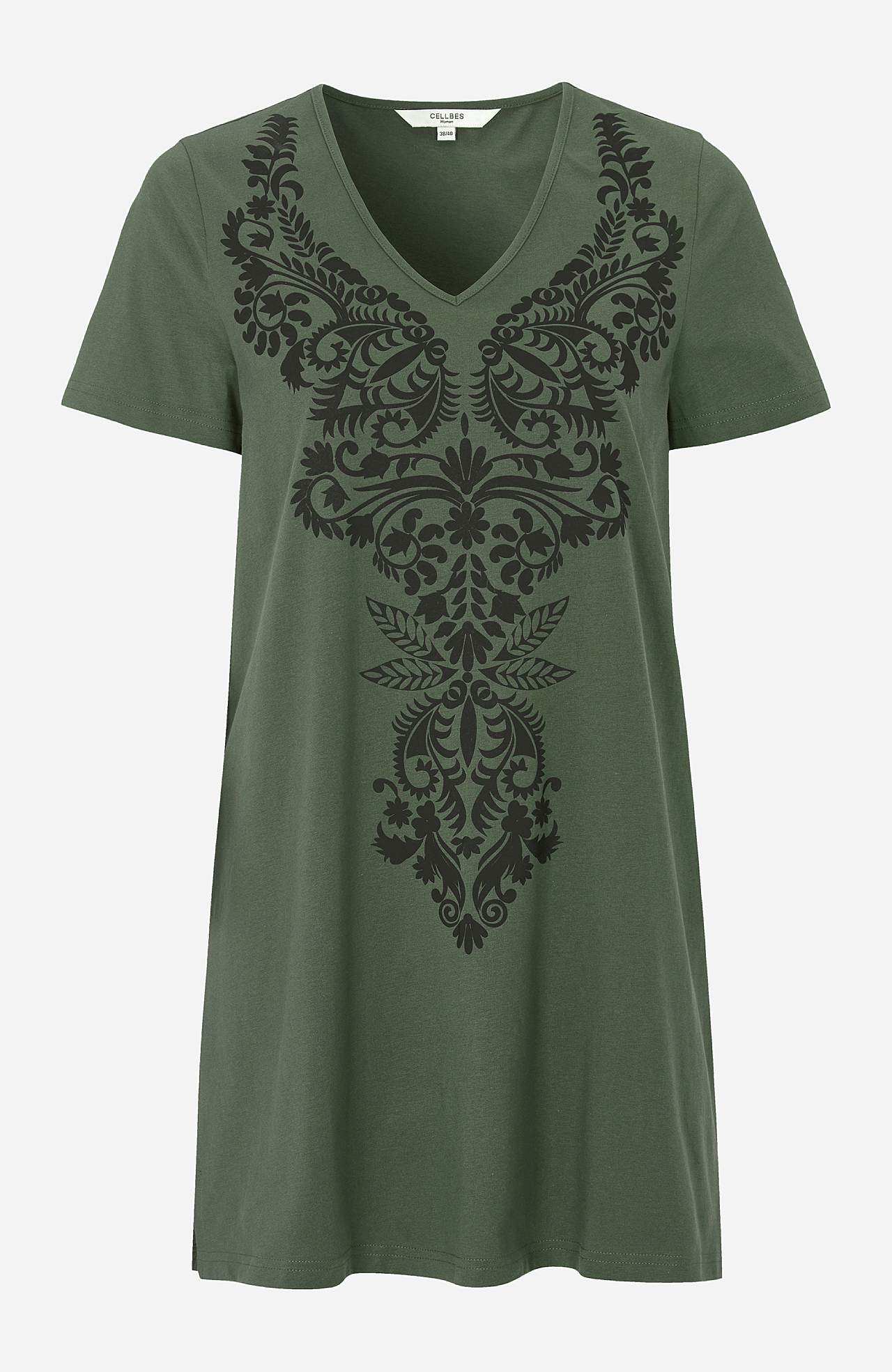 Jersey tuniek met korte mouwen Set van 2