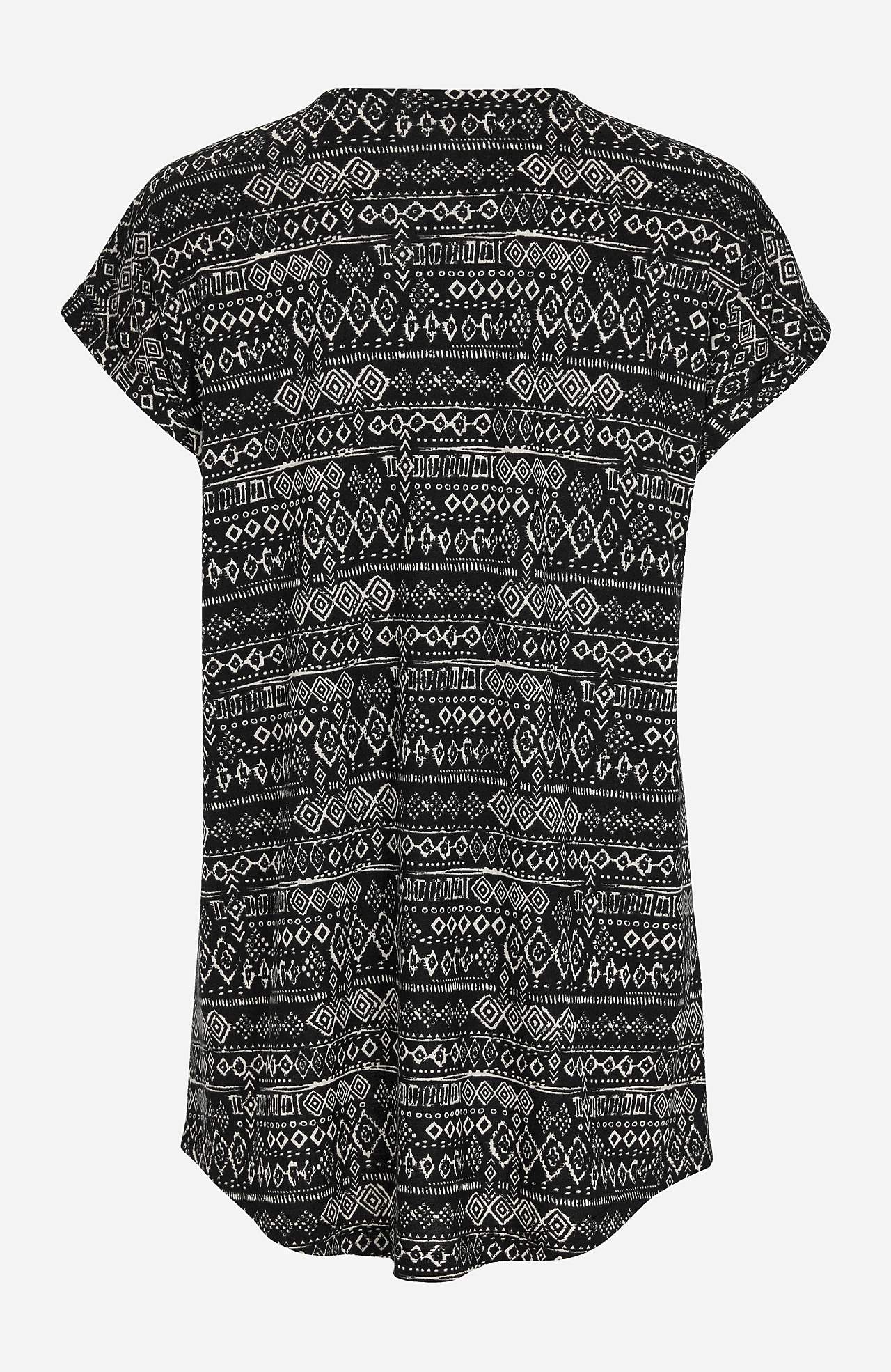Jersey tuniek met korte mouwen