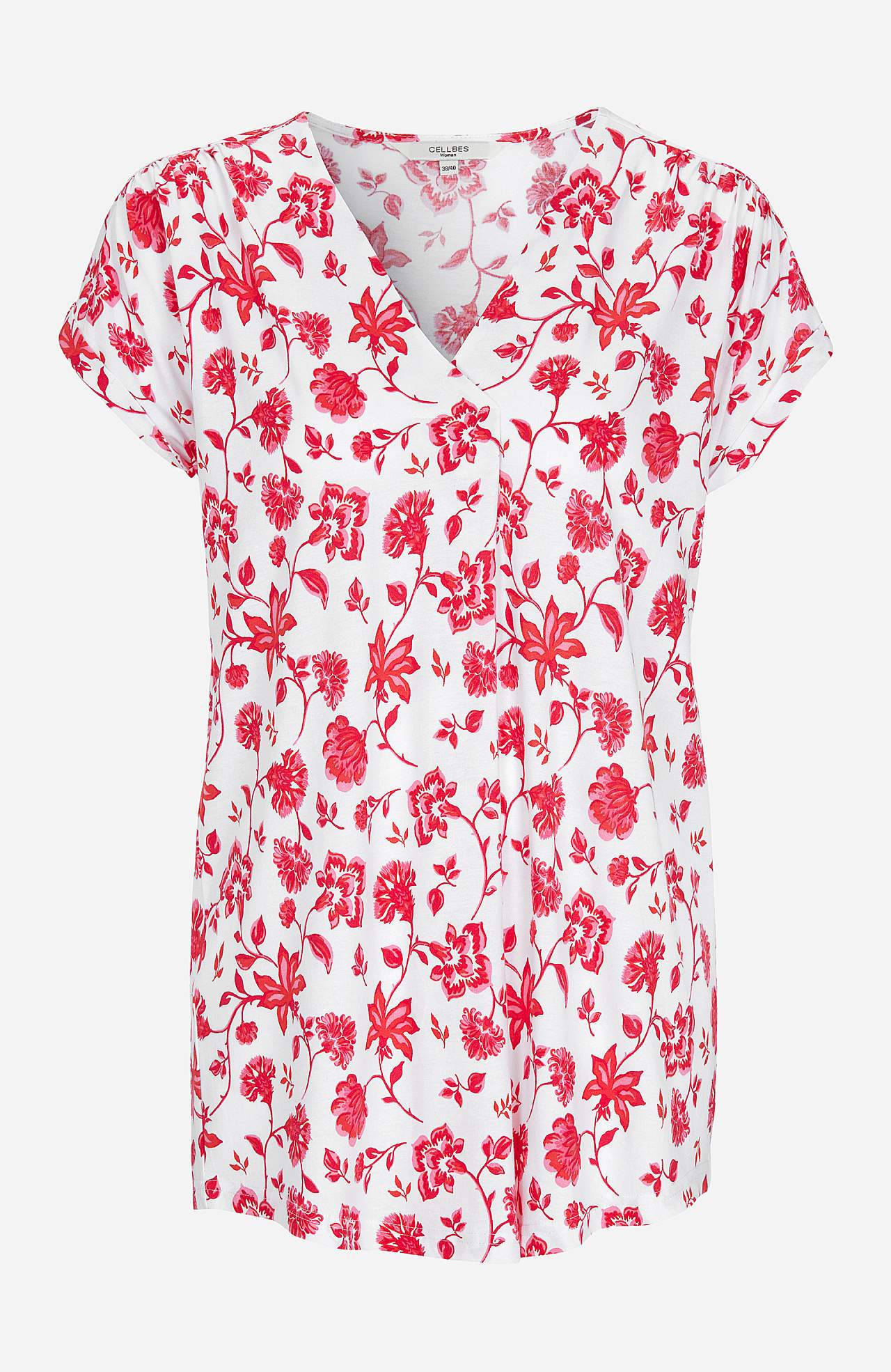 Jersey tuniek met korte mouwen