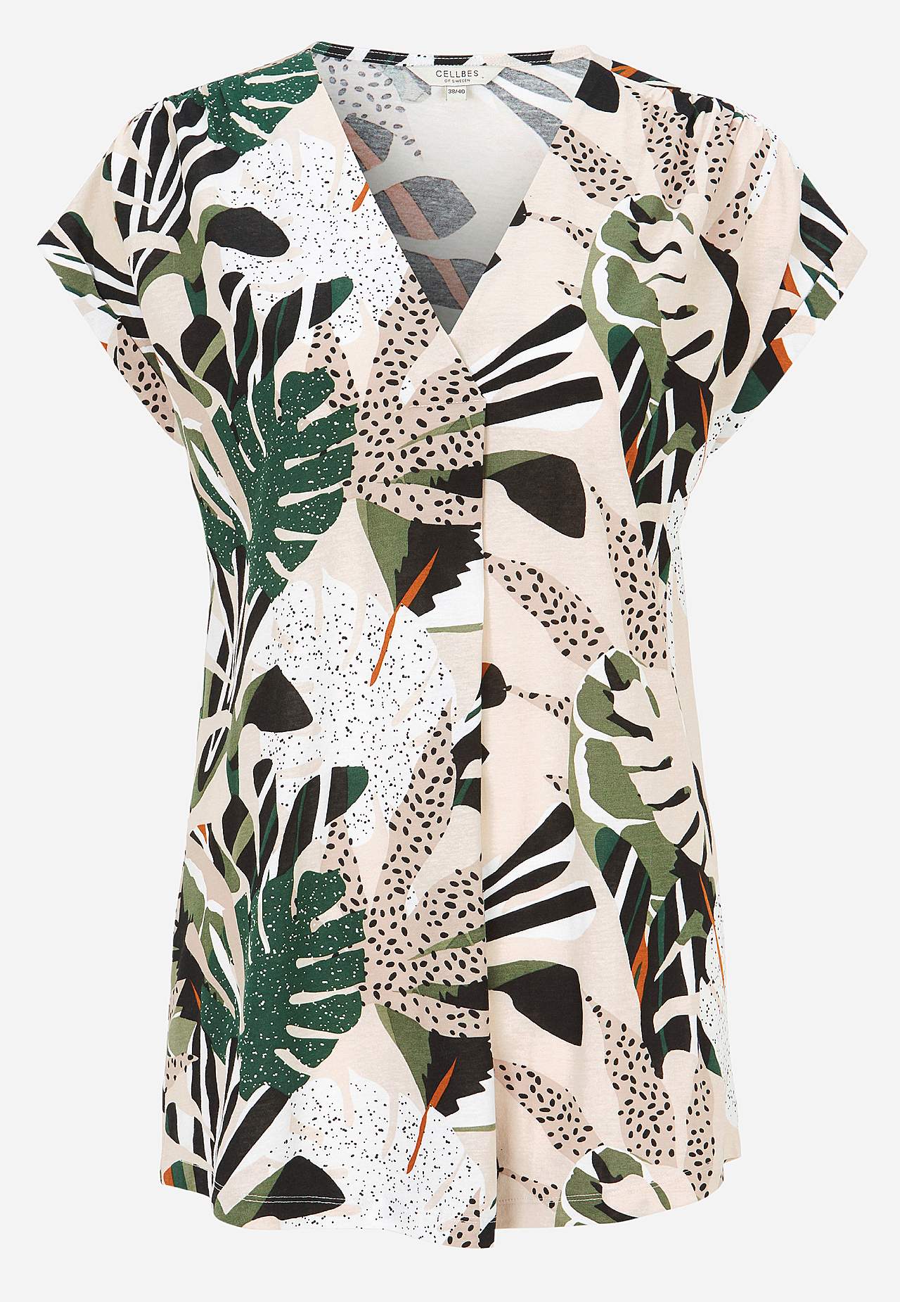 Jersey tuniek met korte mouwen