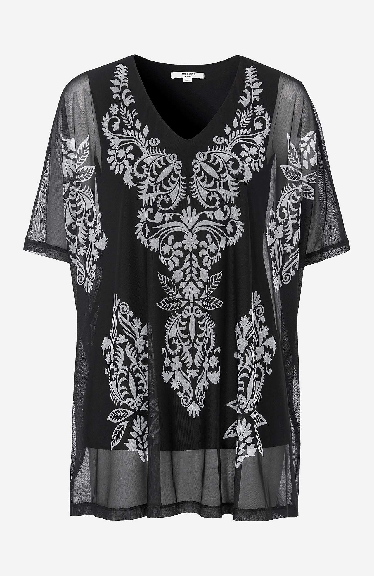 Tuniek top van mesh