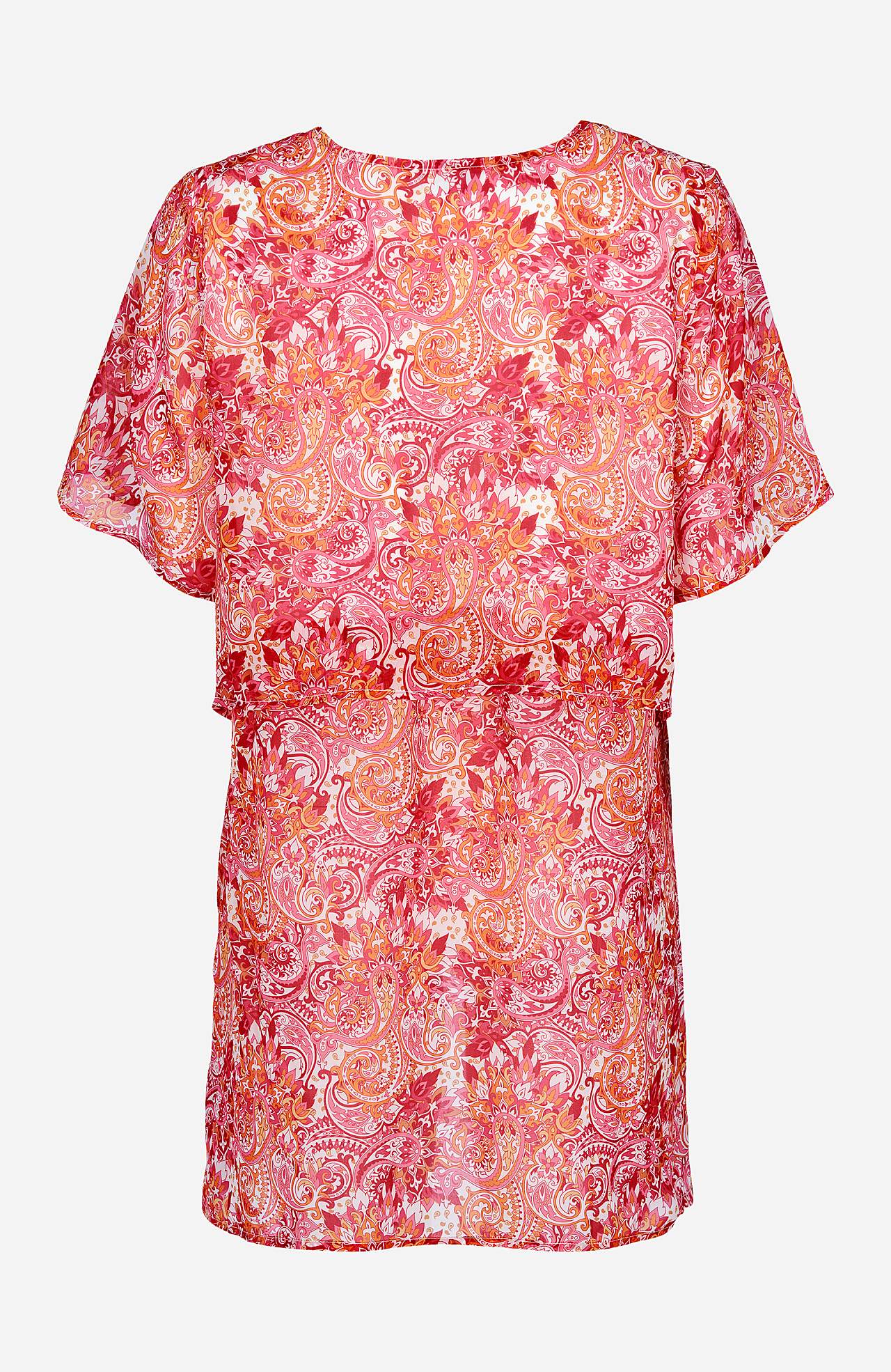 Chiffon tuniek met een paisleypatroon